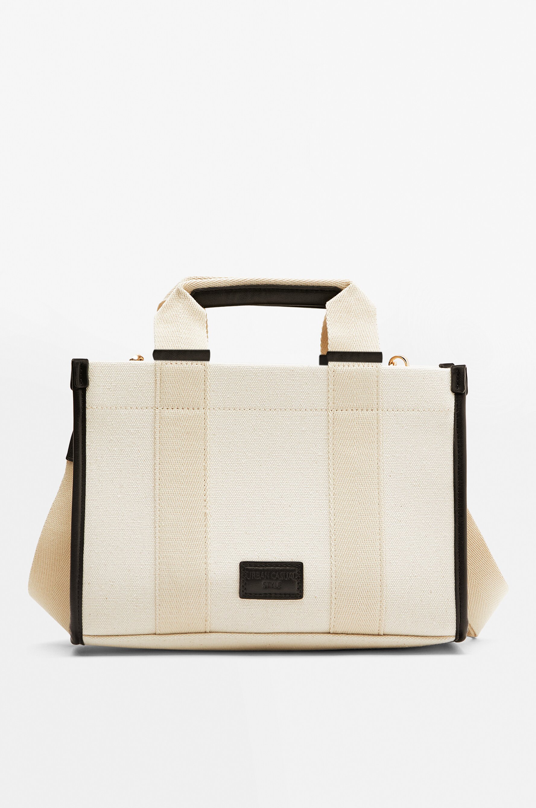 Canvas shoulder sale tote bag