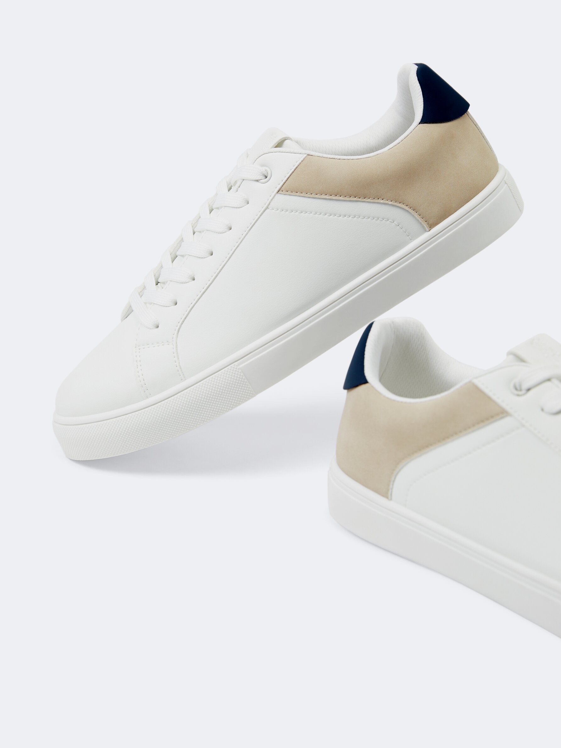 Zara store contrasting plimsolls