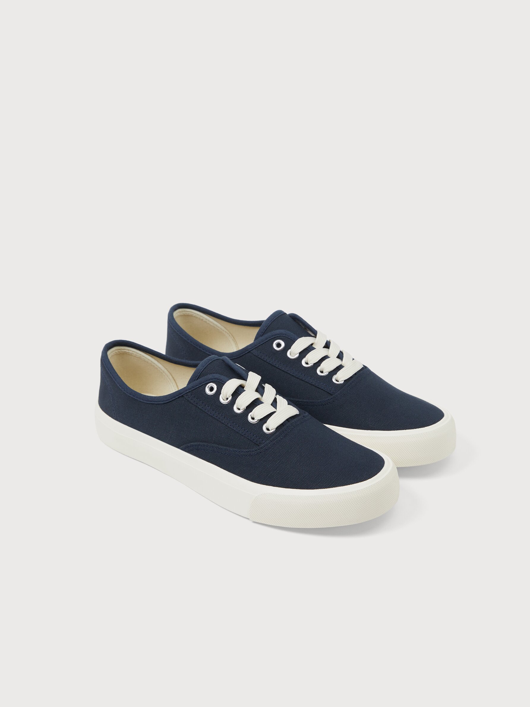 Mens blue cheap canvas sneakers