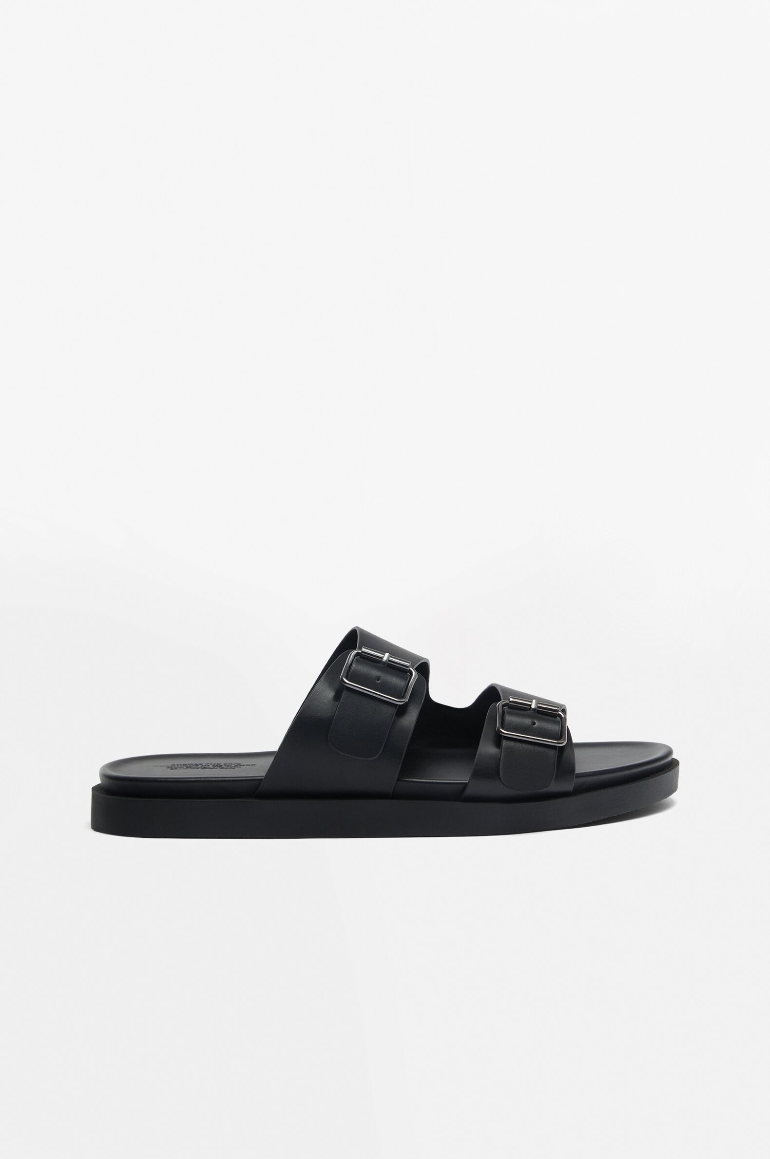 Double discount buckle sandals