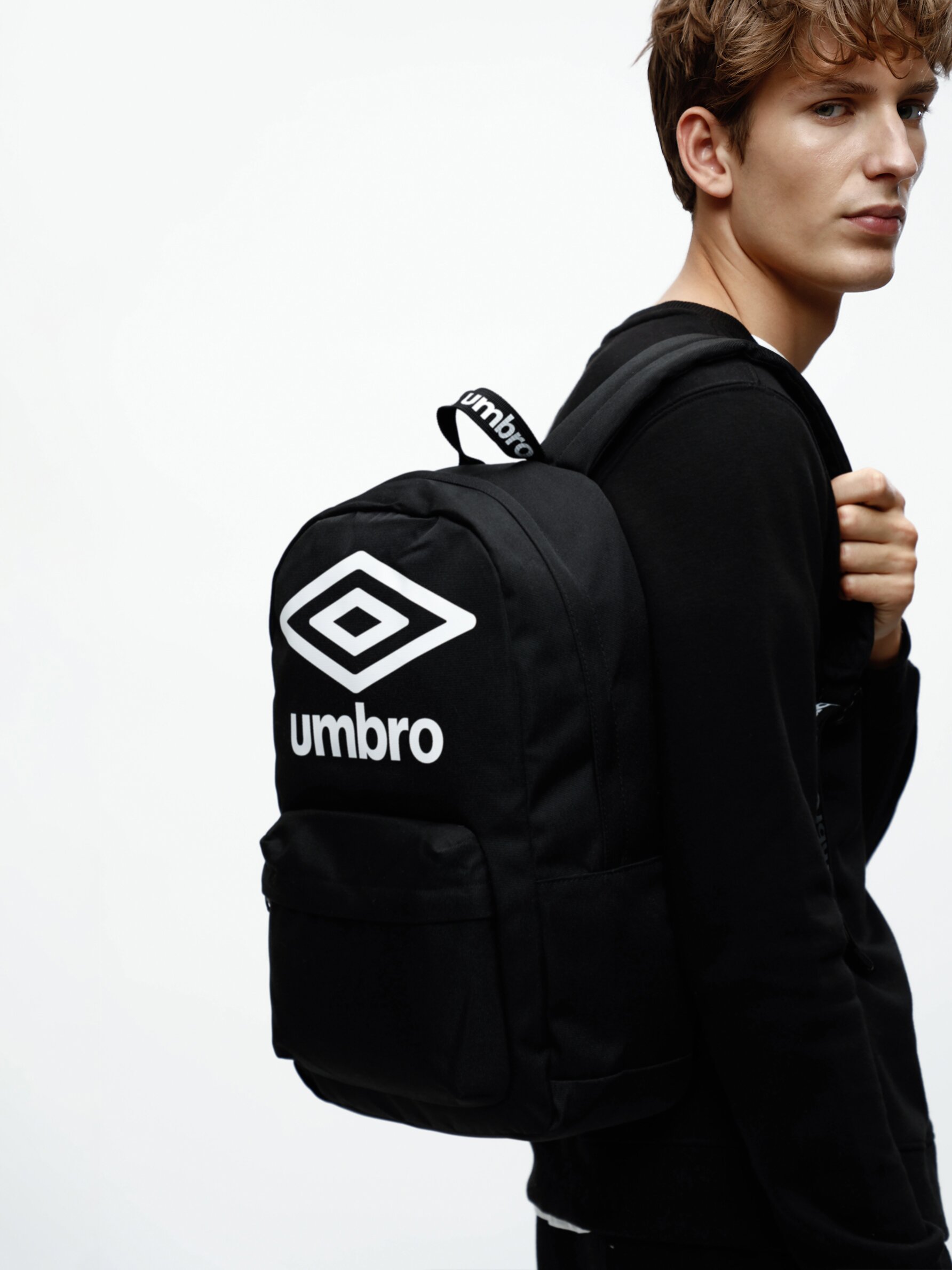 Umbro Backpack/Nylon/Black/Plain - Gem