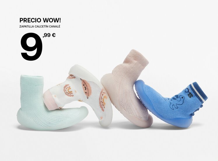 Zapatos bebe hotsell tipo calcetin