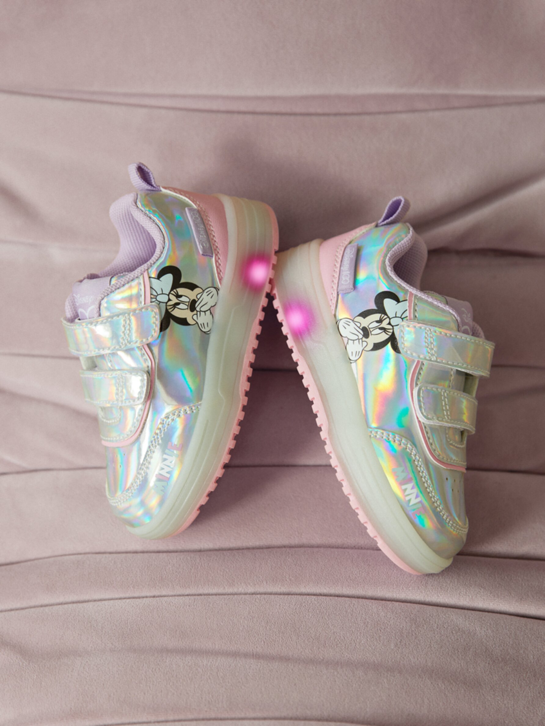 Iridescent shop light sneaker