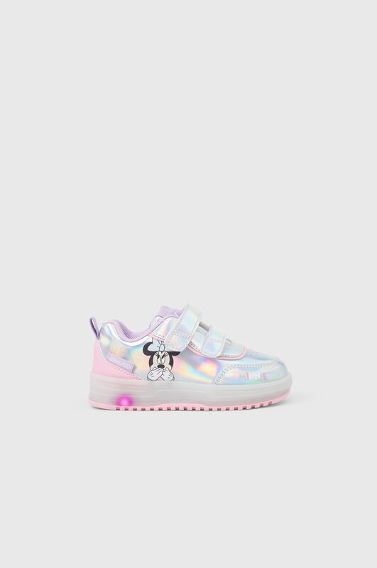 MINNIE ©DISNEY iridescent sneakers with light details