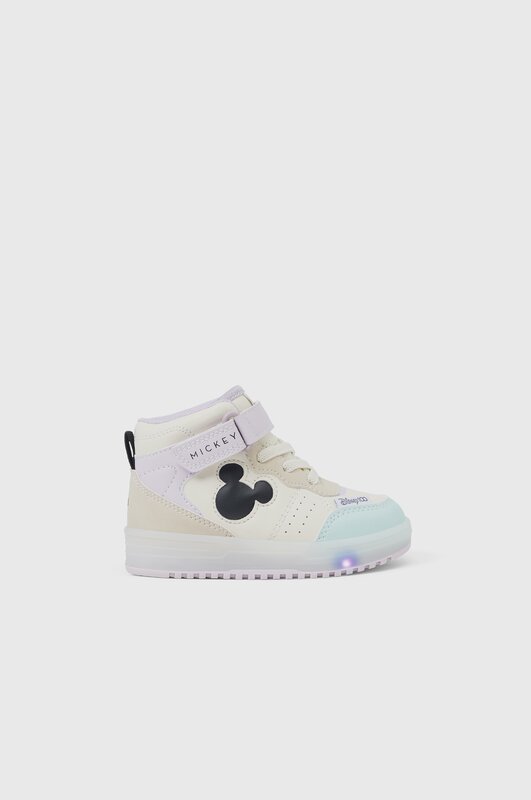 MINNIE MOUSE @DISNEY LIGHT-UP STREET HIGH-TOP SNEAKERS