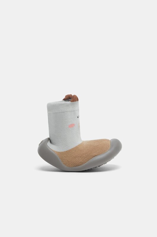 Animal sock-style slippers