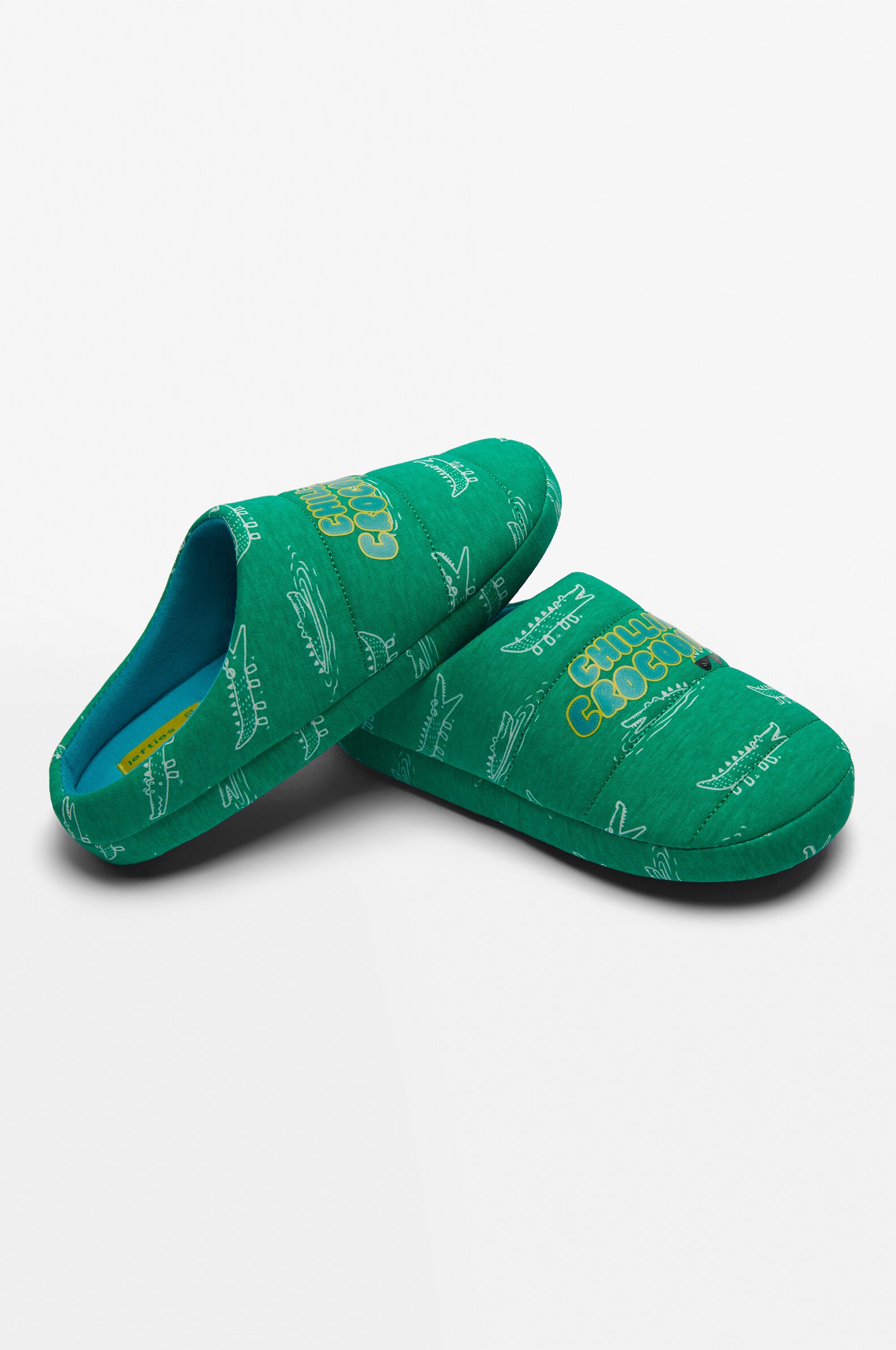 Green discount house slippers