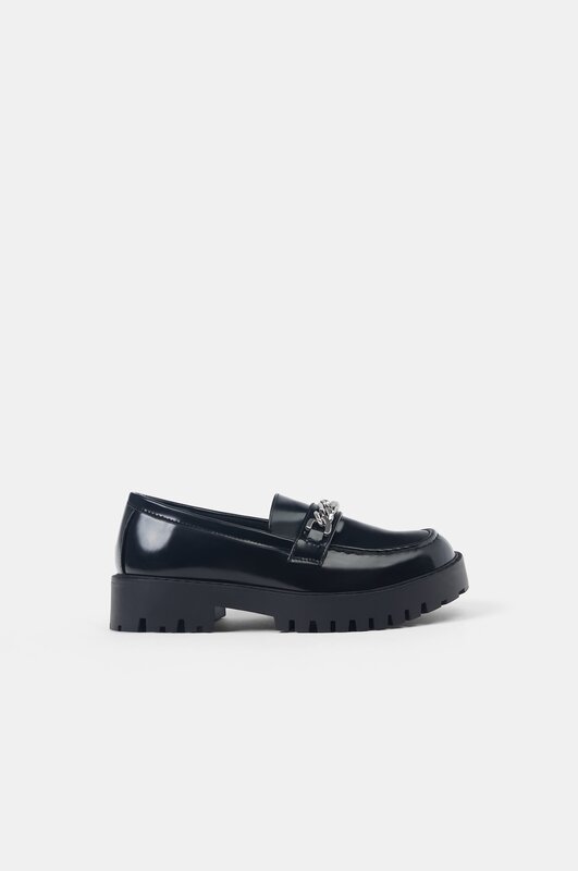 Platform Loafers With Buckle