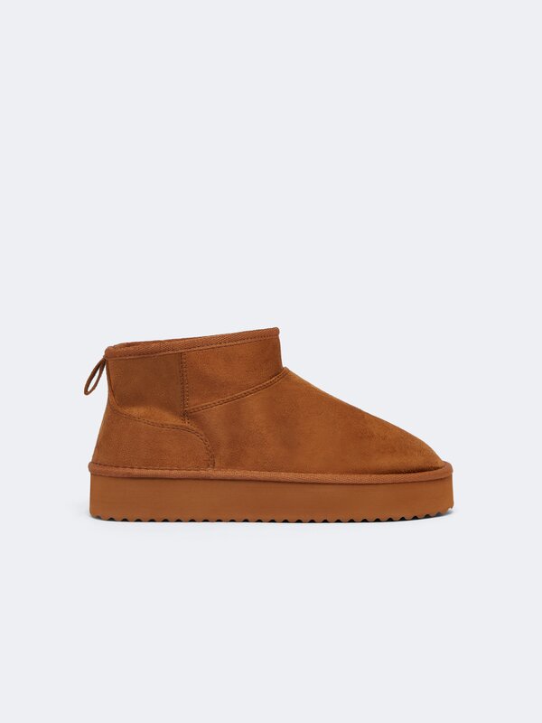 Botines bloc folrades