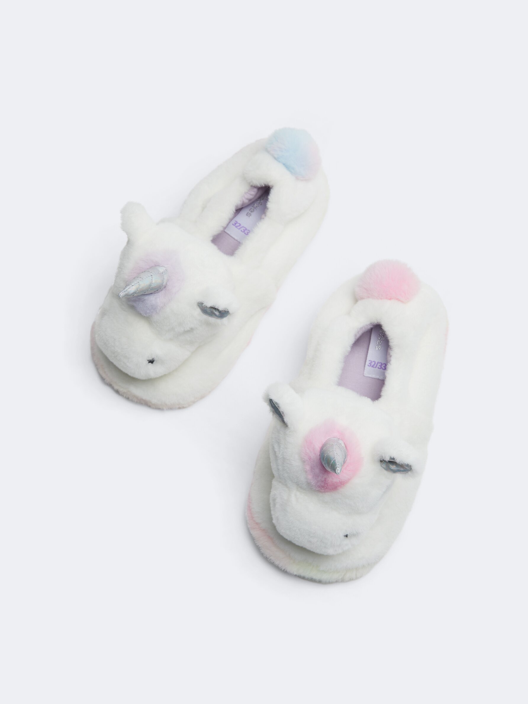 Baby girl 2024 unicorn slippers