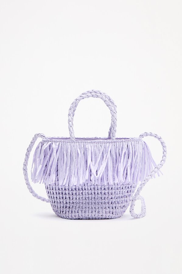 Mini tote bag with fringing NEW IN Girl Kids Lefties Bahrain
