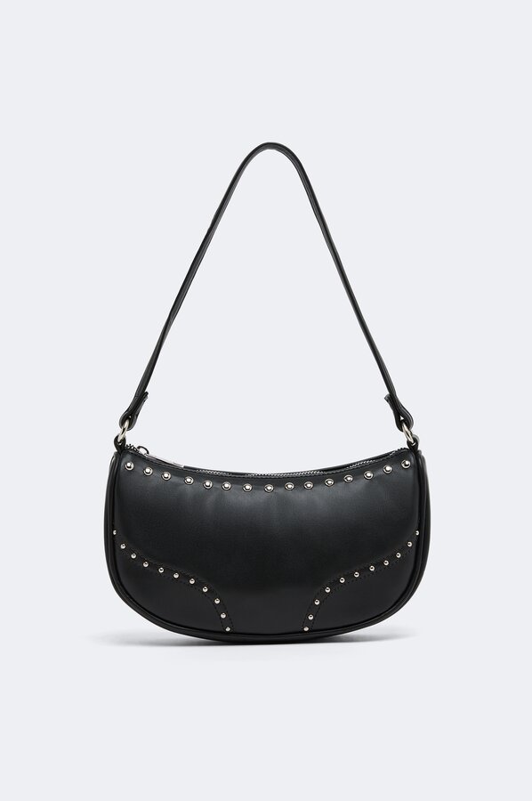 Studded shoulder bag
