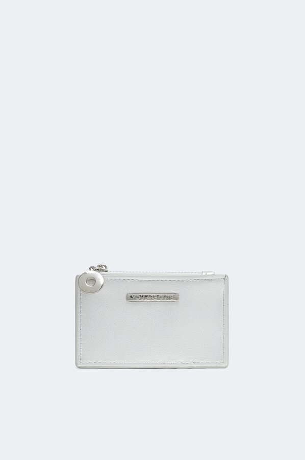 Porta-moedas tipo porta-cartões minimalista