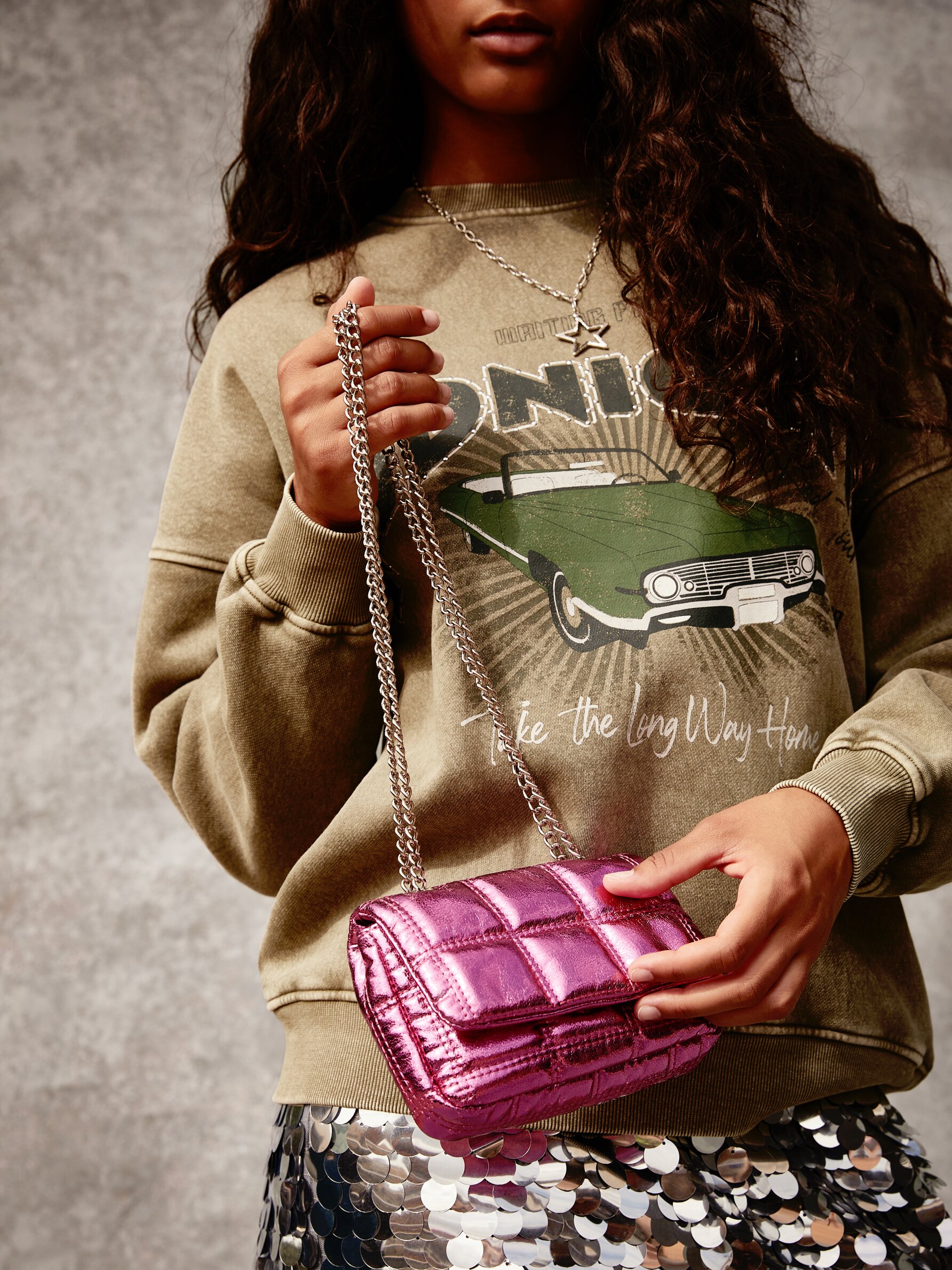 Bolso mujer acolchado clearance