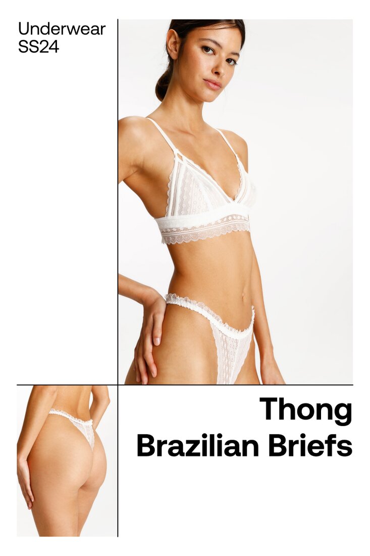 Thong, Brazilian briefs - Briefs - UNDERWEAR, PYJAMAS - Woman 