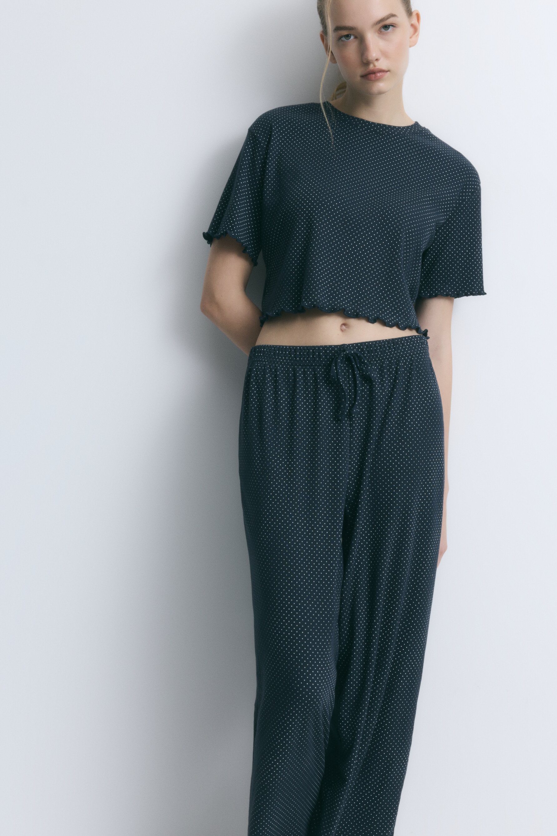 Camiseta pijama ondas