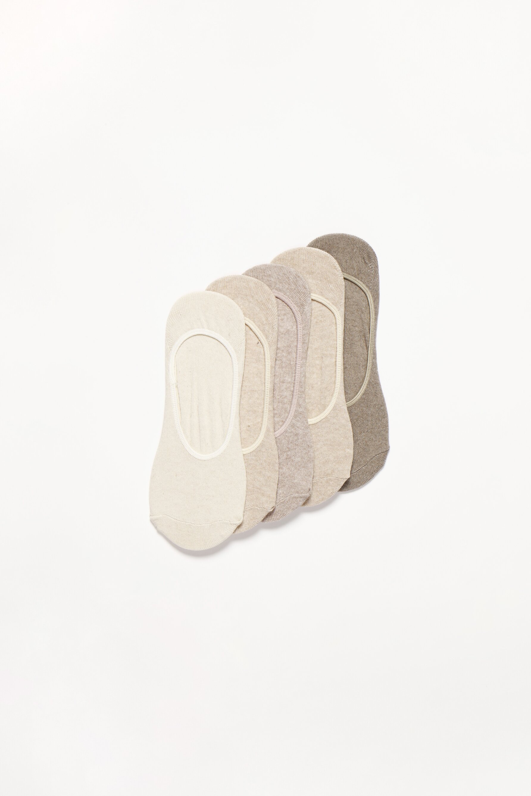 Pack de 5 pares de calcetines tipo invisibles