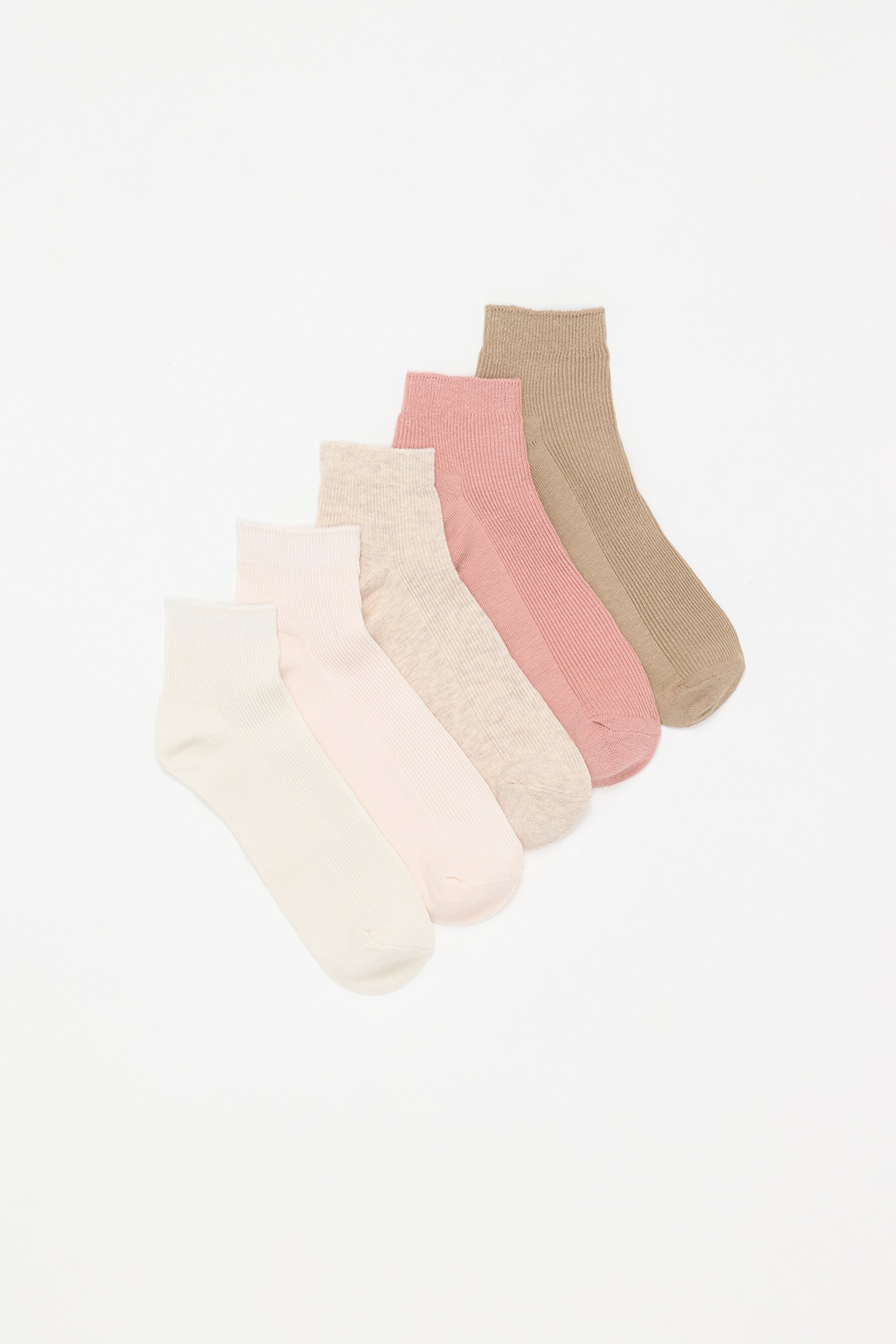 Pack 5 calcetines cortos colores