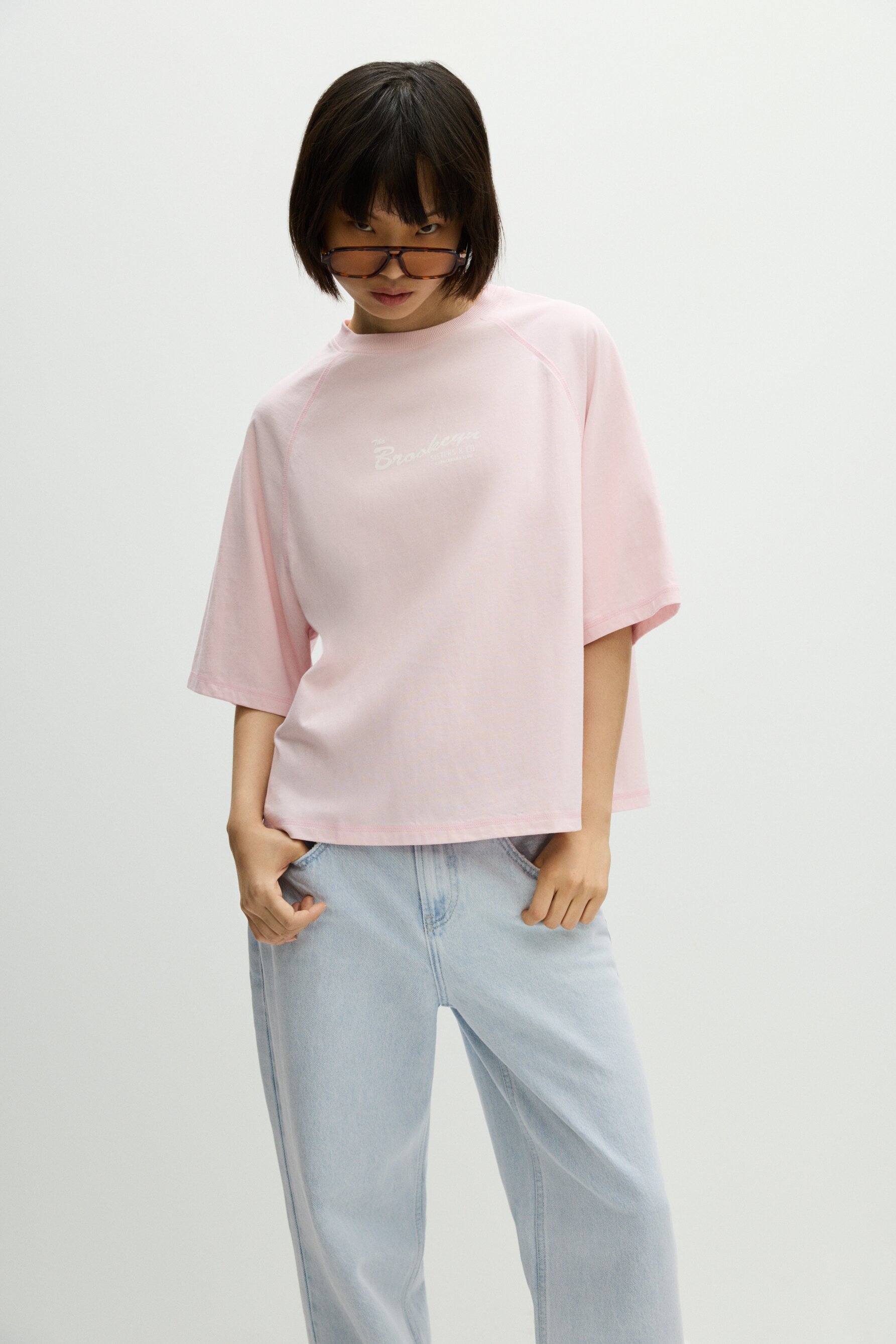 Camiseta estampados manga ranglan