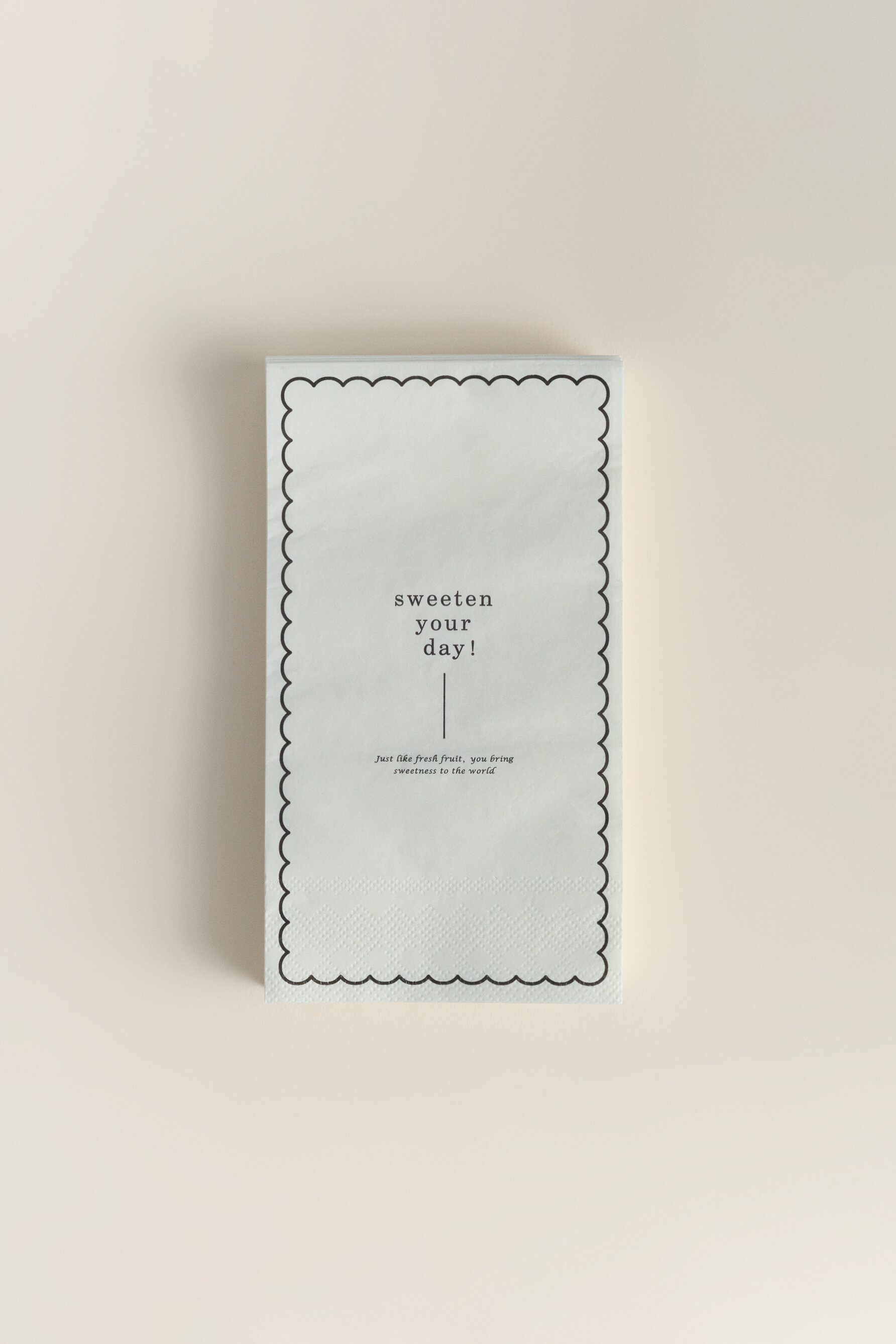 Pack 15 servilletas papel texto