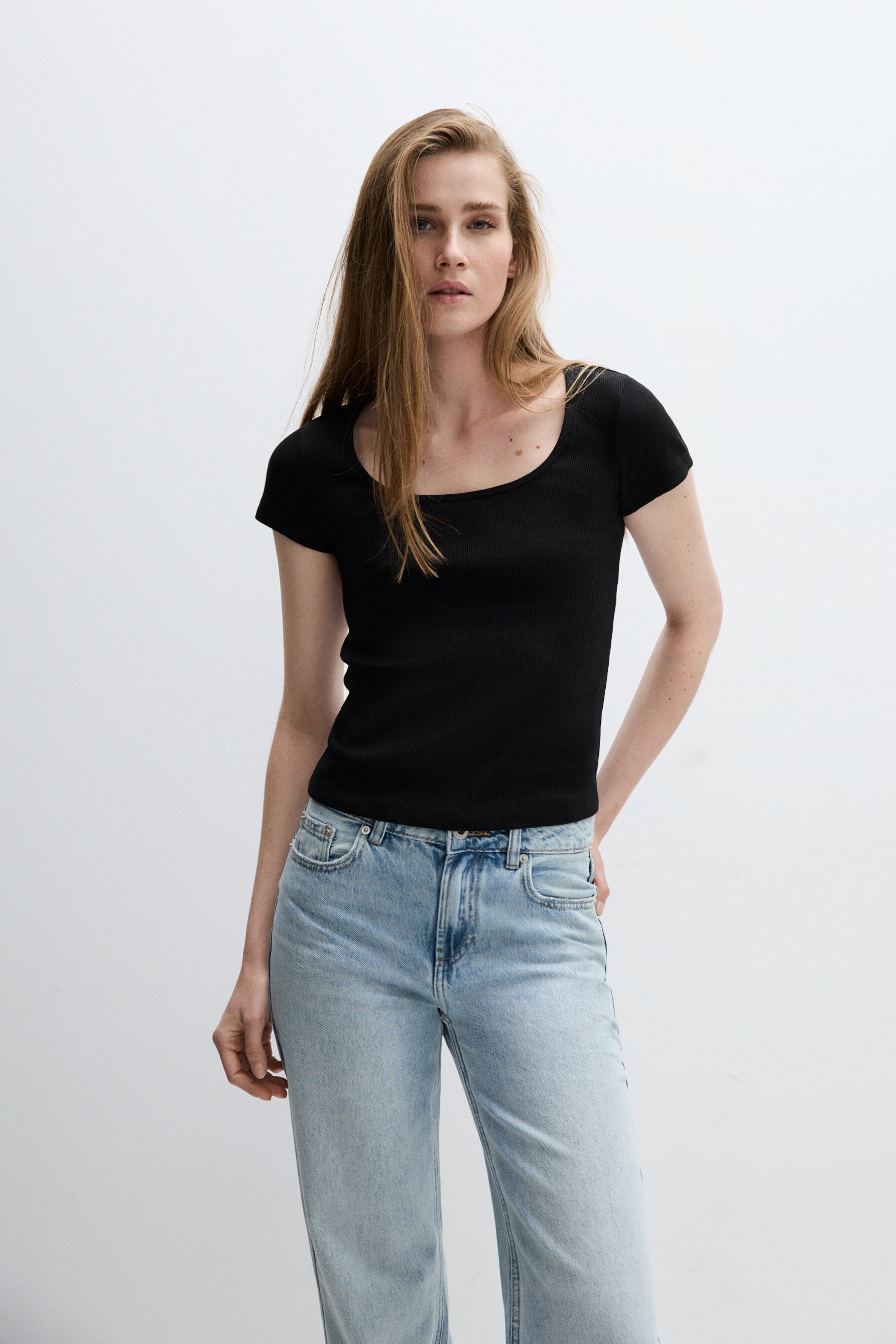 Camiseta escote redondo