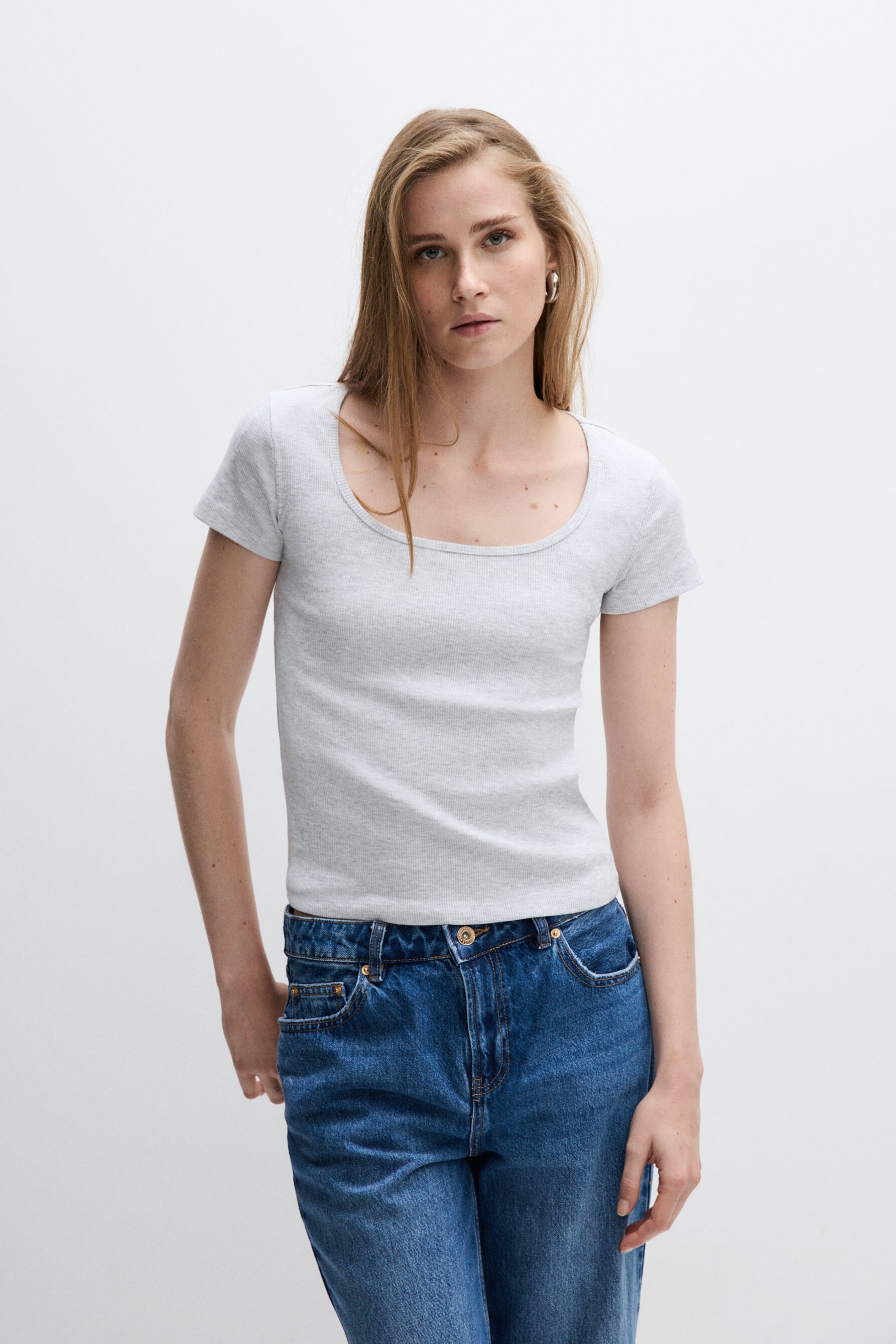 Camiseta escote redondo