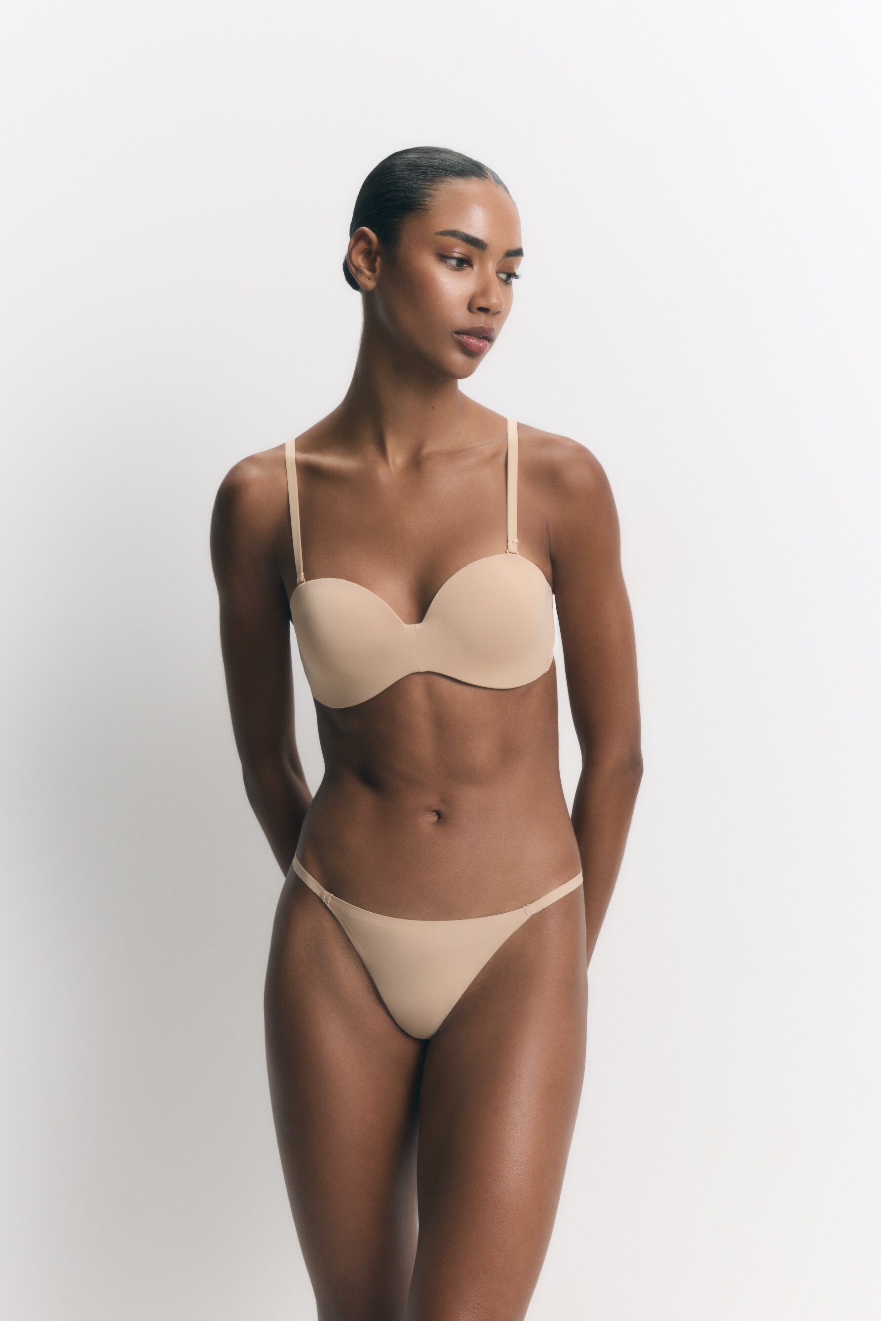 Sujetador balconette microfibra