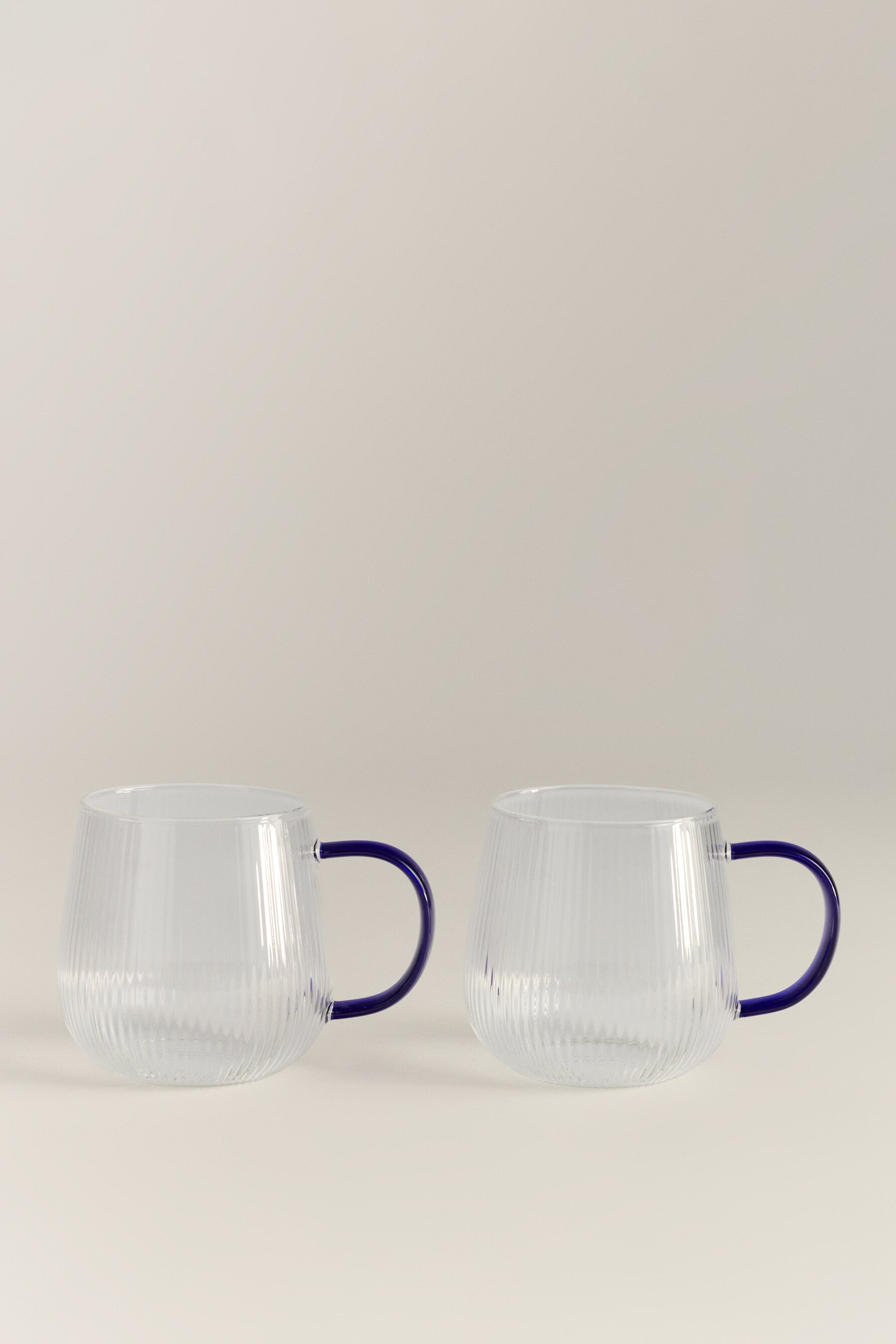 Taza borosilicato asa colores