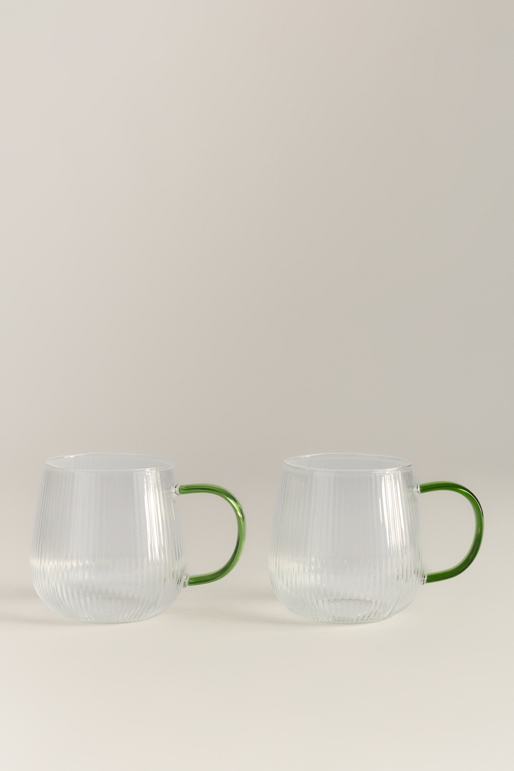 Taza borosilicato asa colores