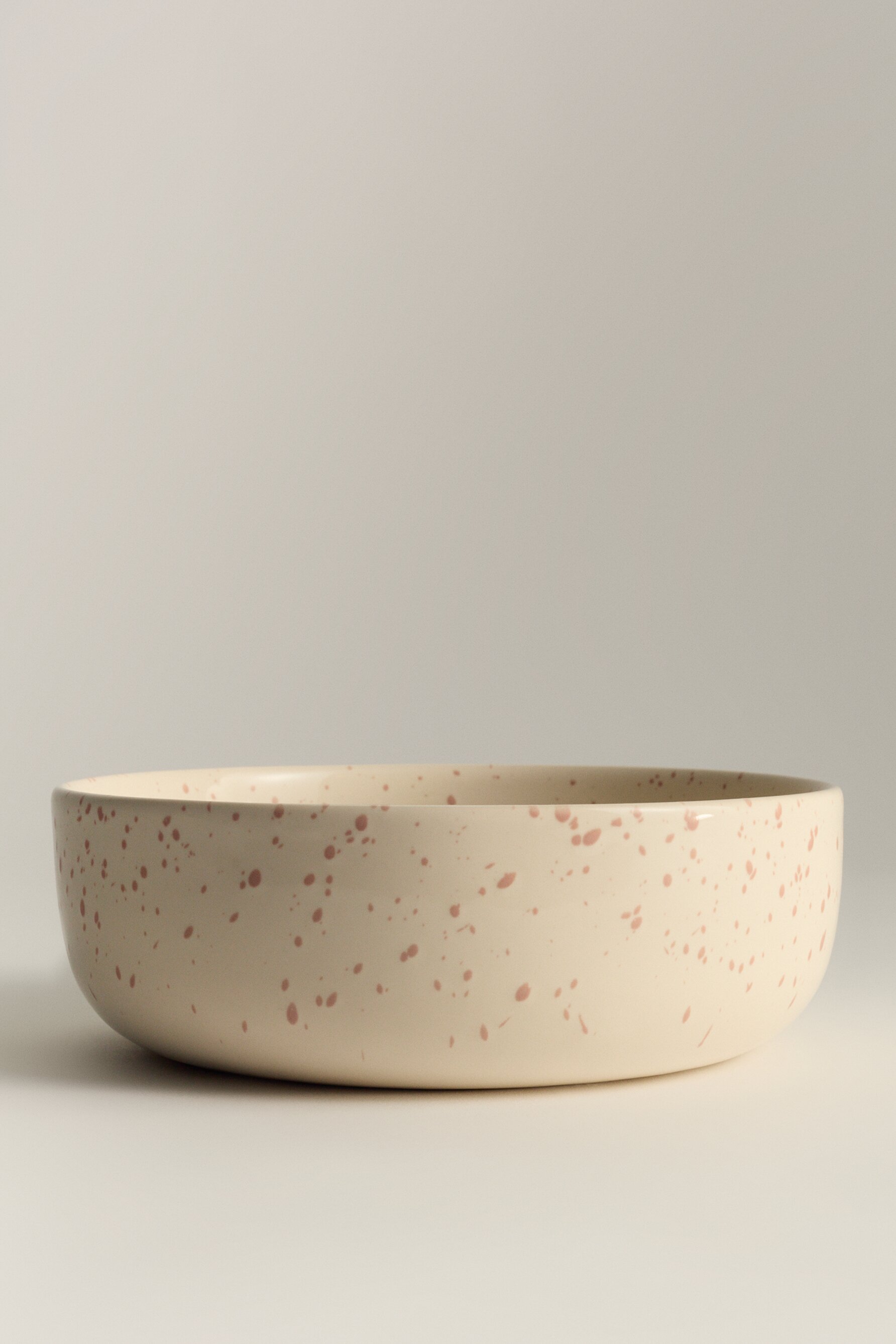 Ensaladera gres moteada