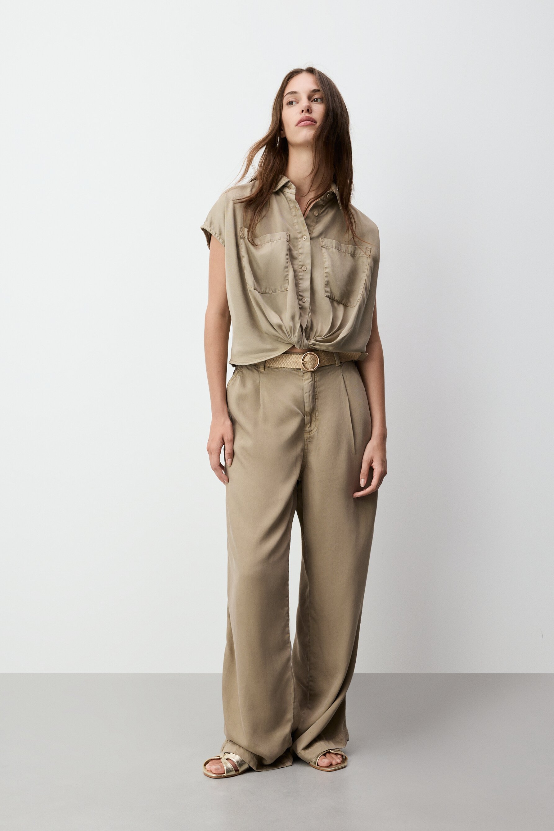 Jeans wide leg ligero