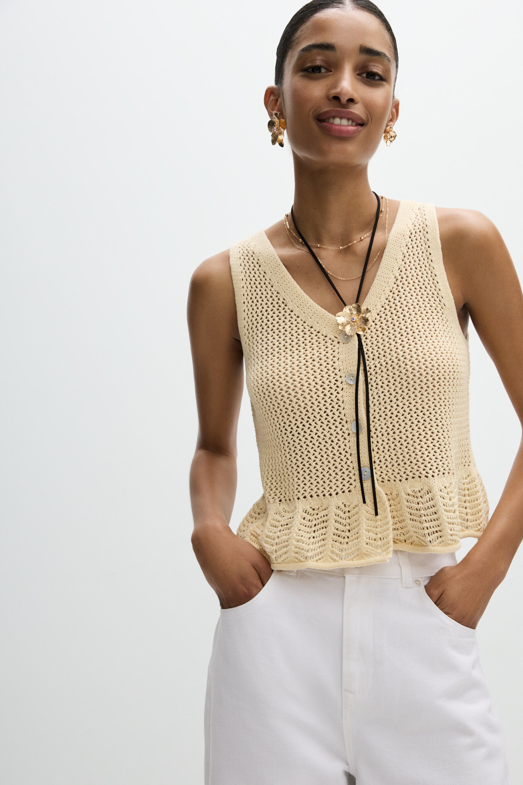 Top de punto volante