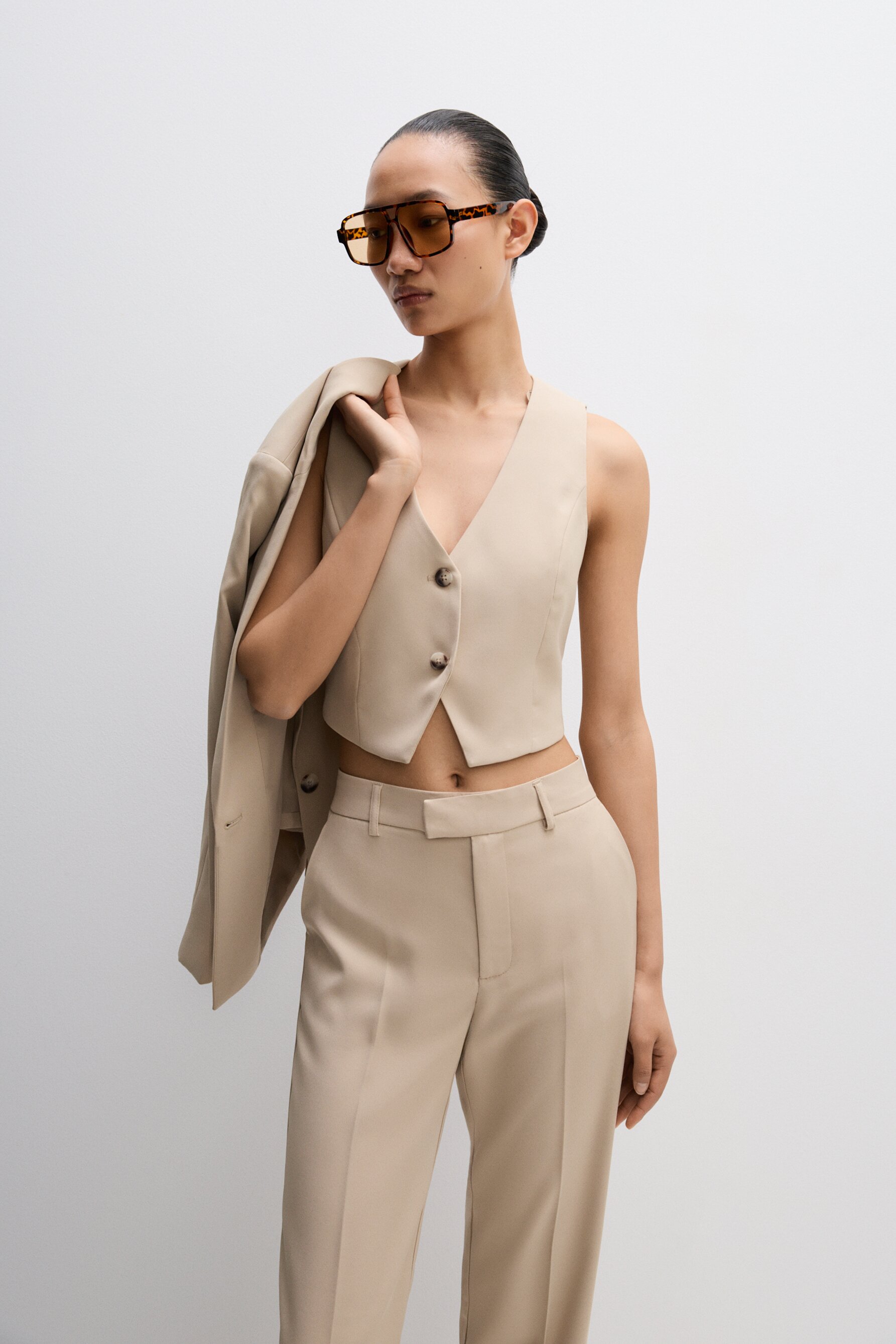 Chaleco corto básico