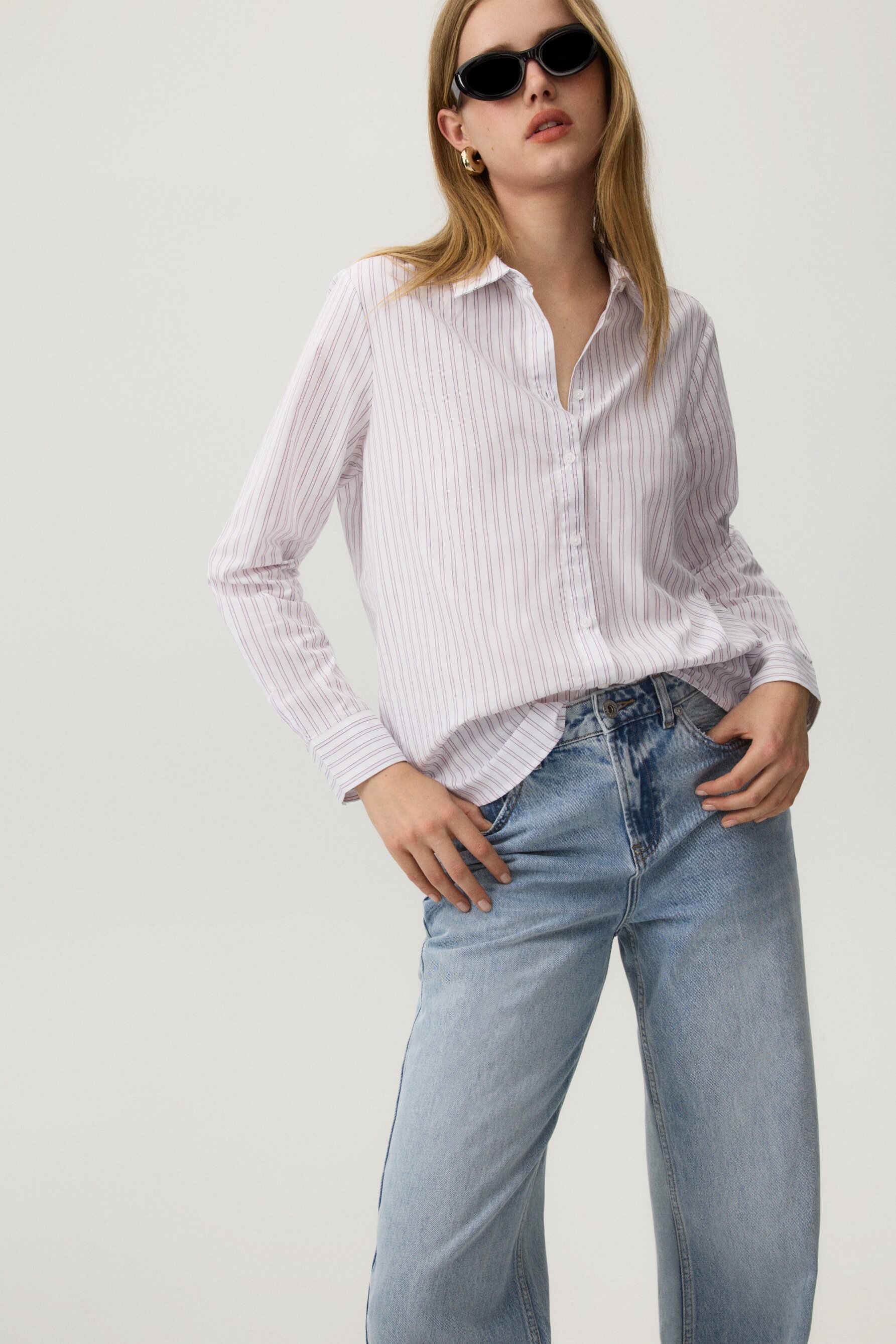 Camisa básica popelín