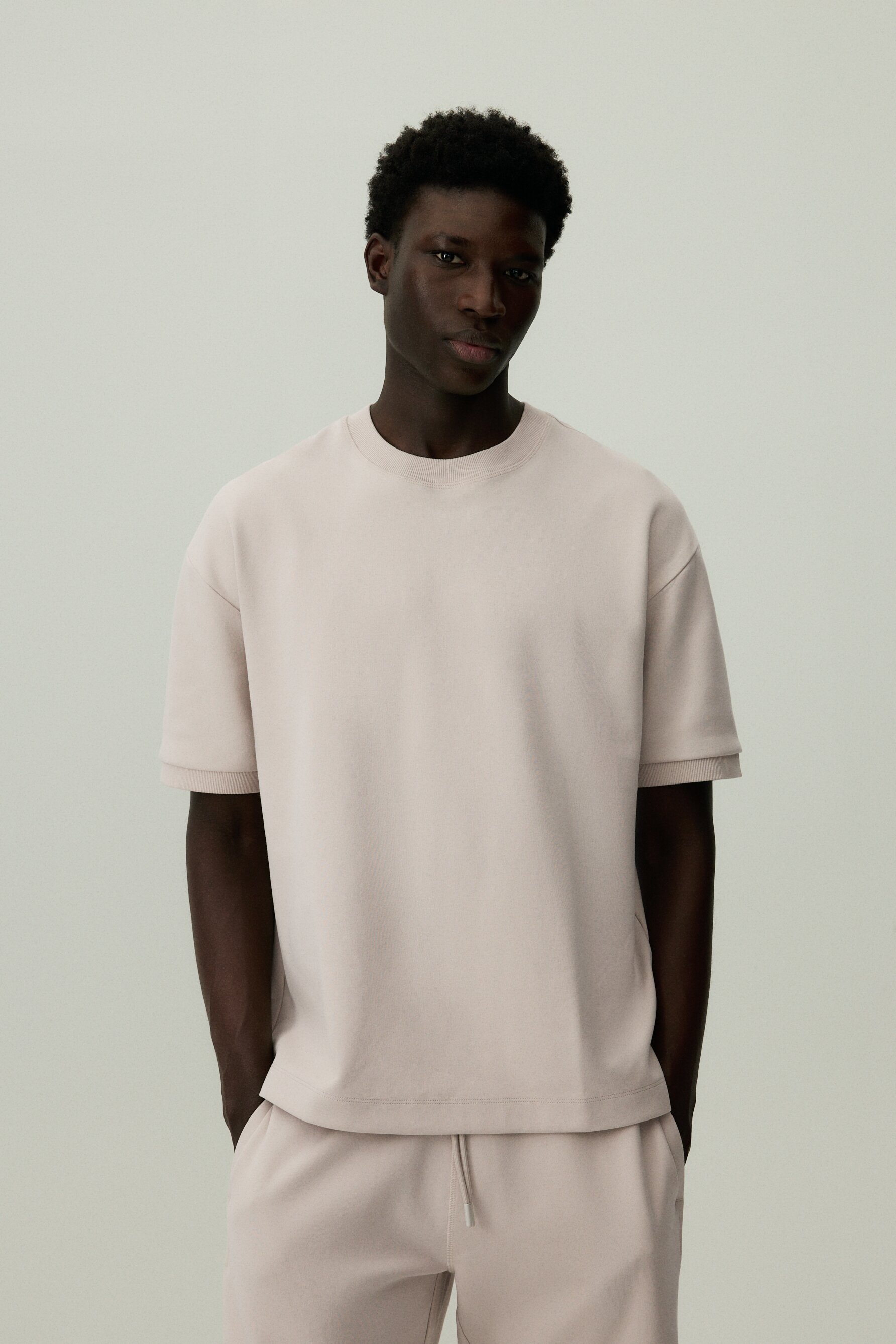 Camiseta heavy interlock básica