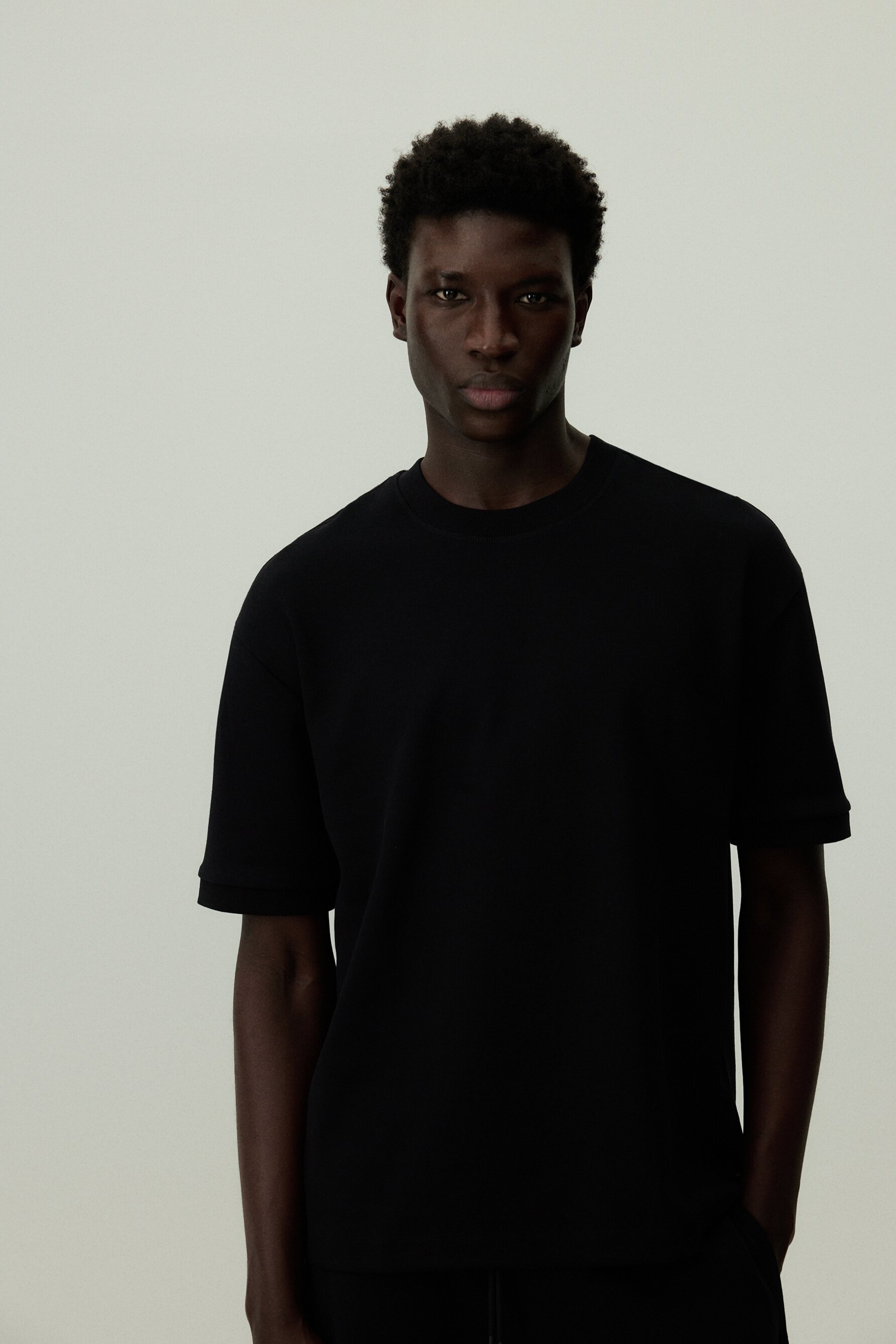 Camiseta heavy interlock básica