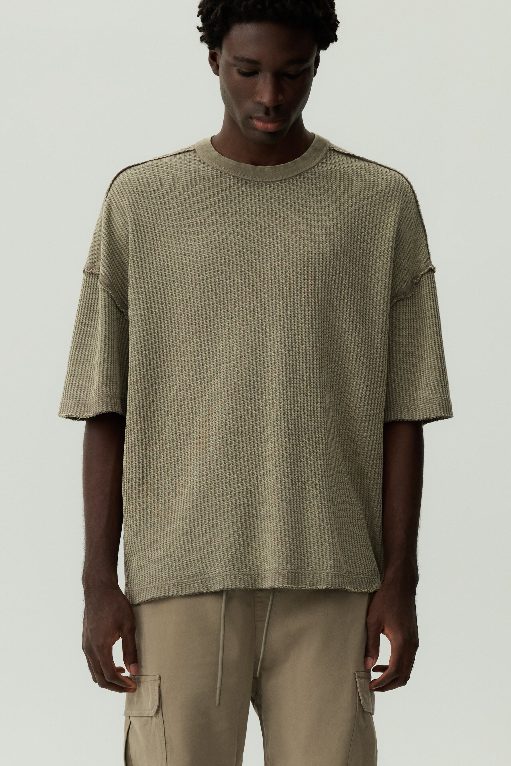 Camiseta oversize textura