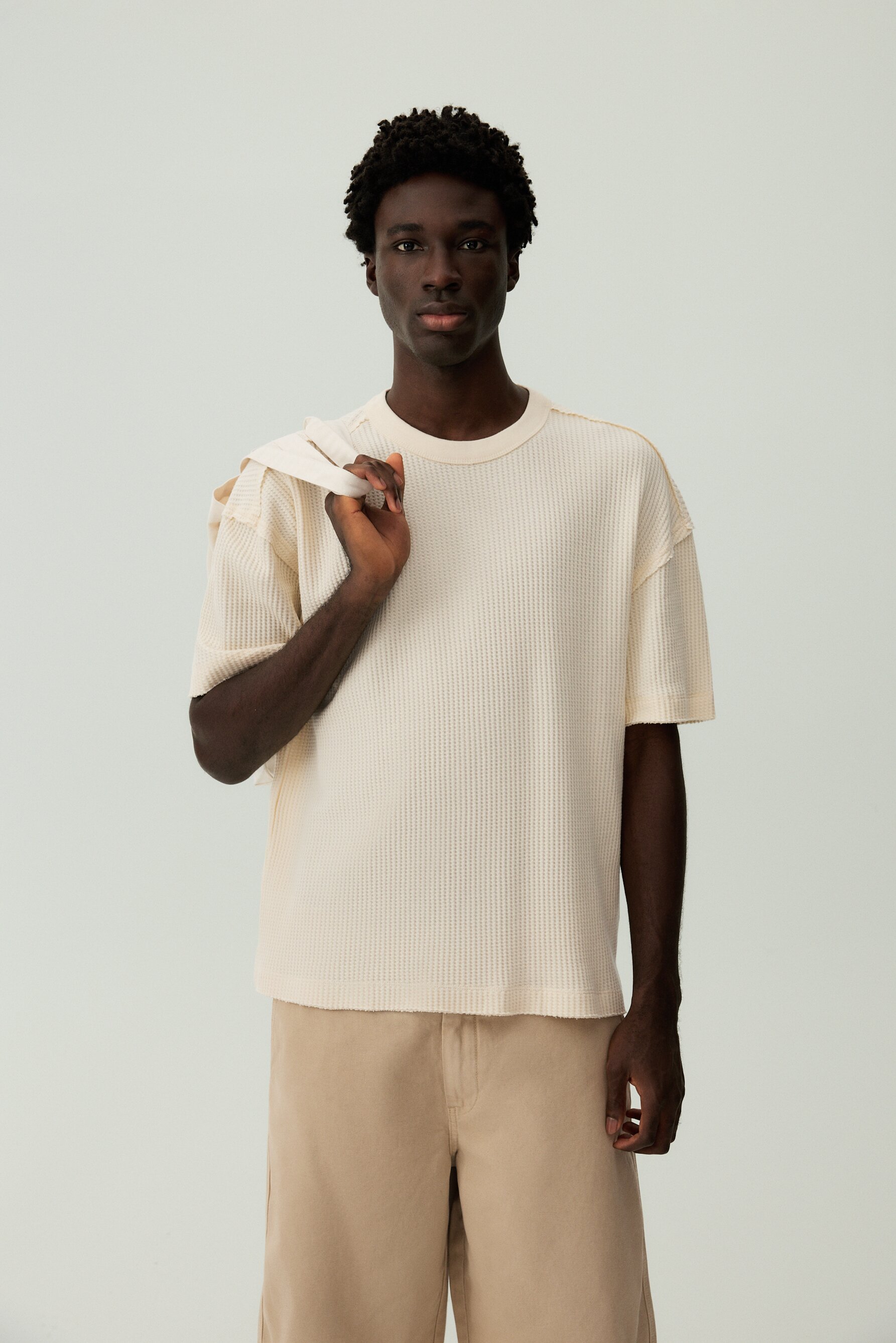 Camiseta oversize textura