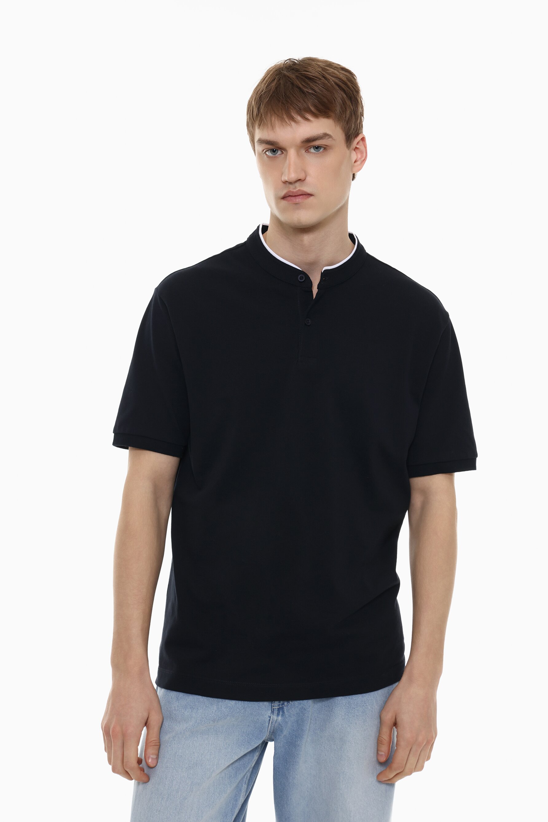 Polo cuello mao tipping