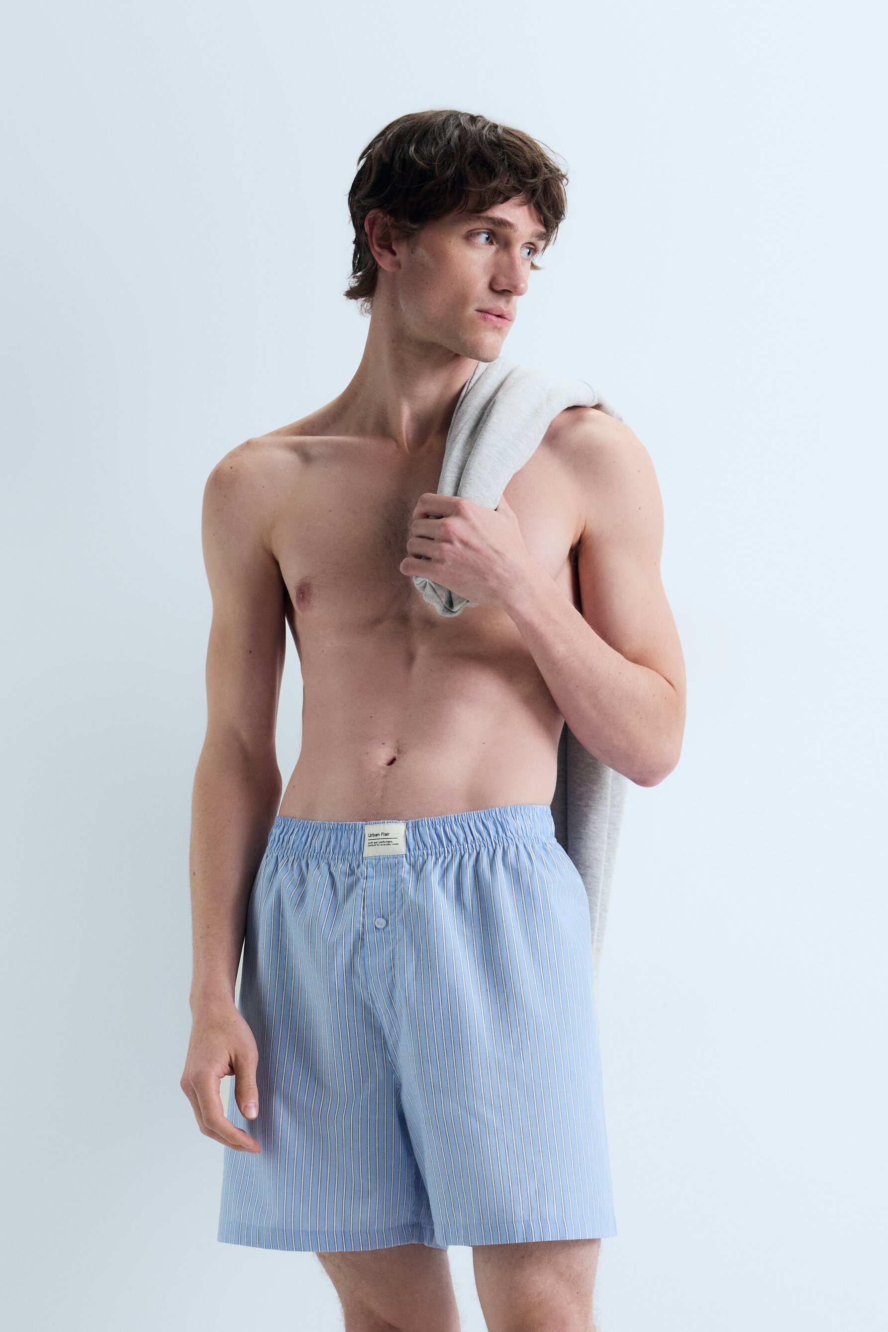 Pantalón corto rayas pijama