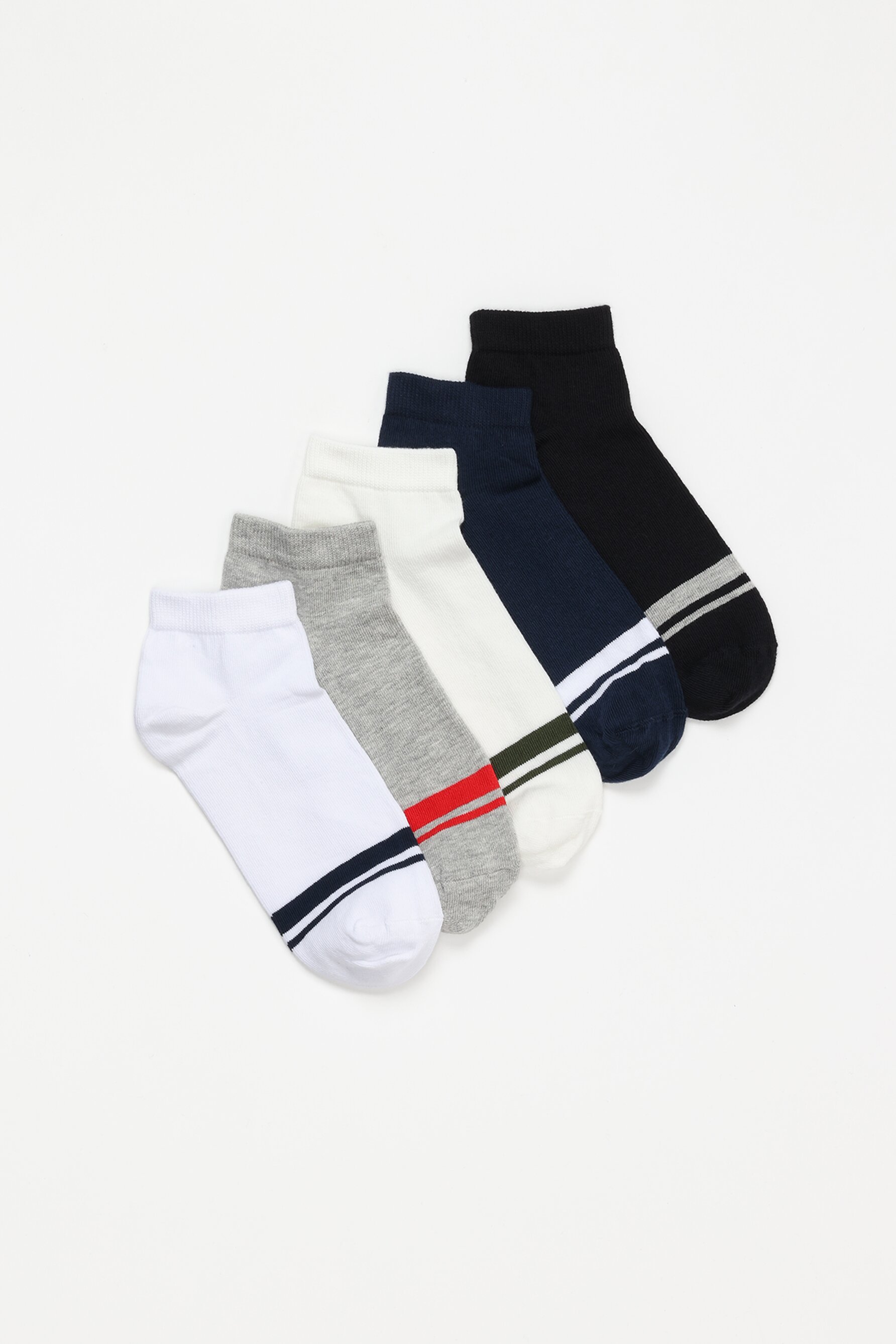Pack 5 calcetines tobilleros