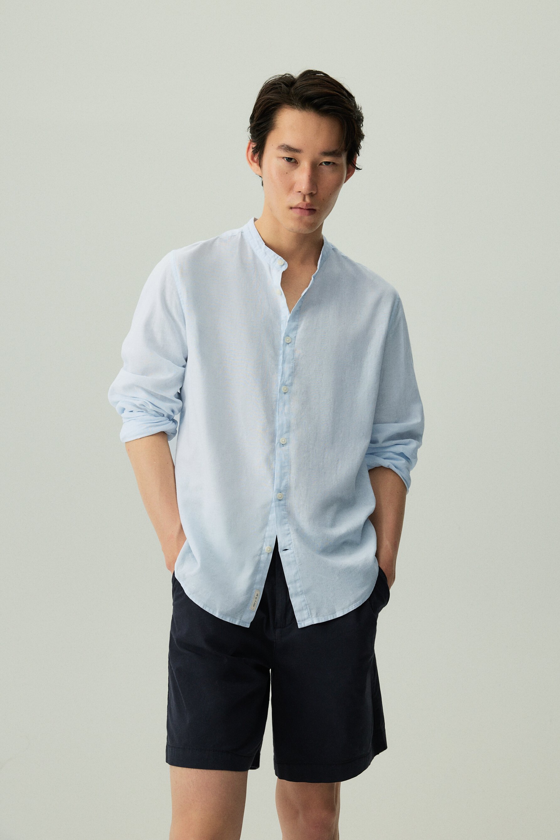 Camisa lino - algodón