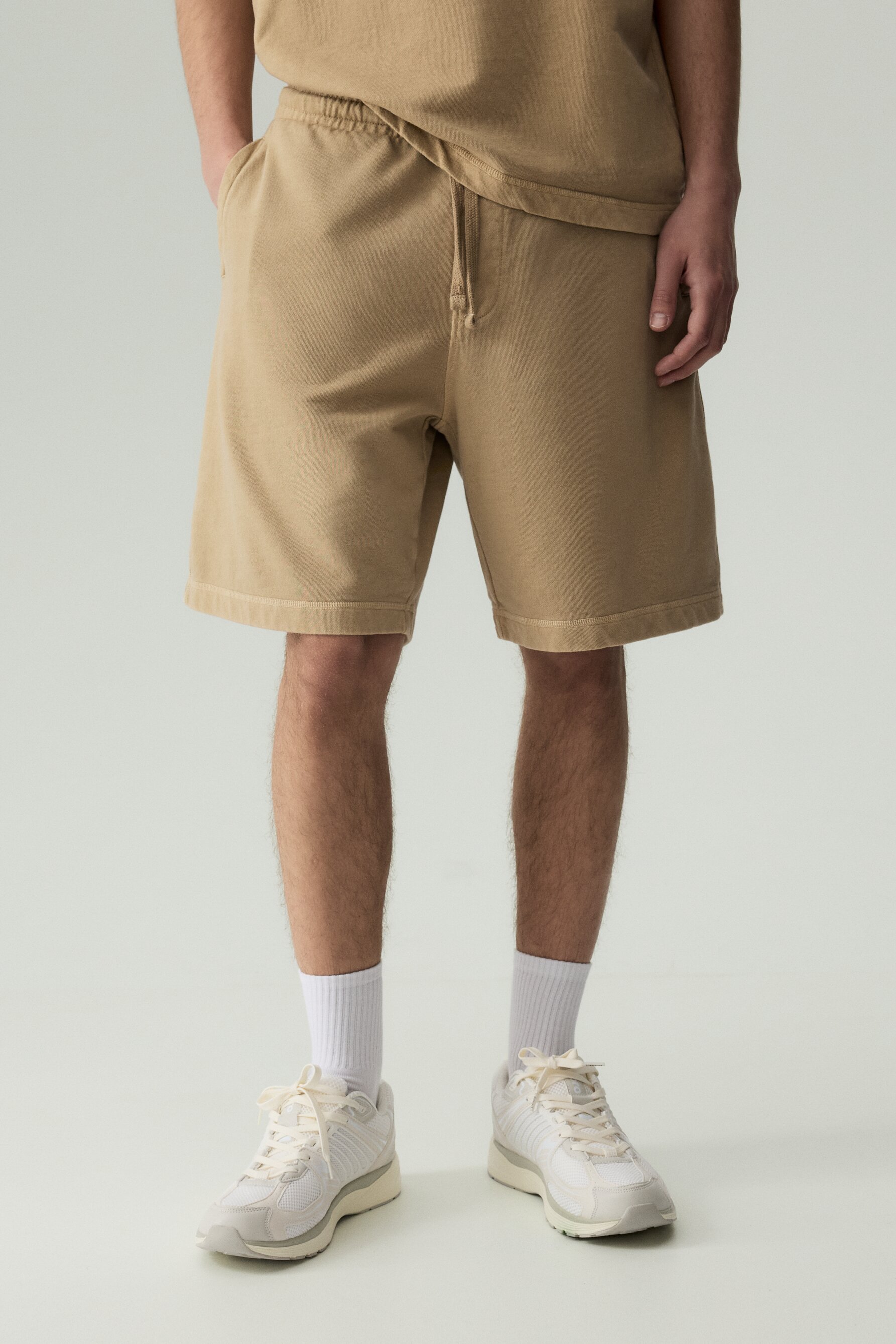 Bermuda chándal efecto lavado