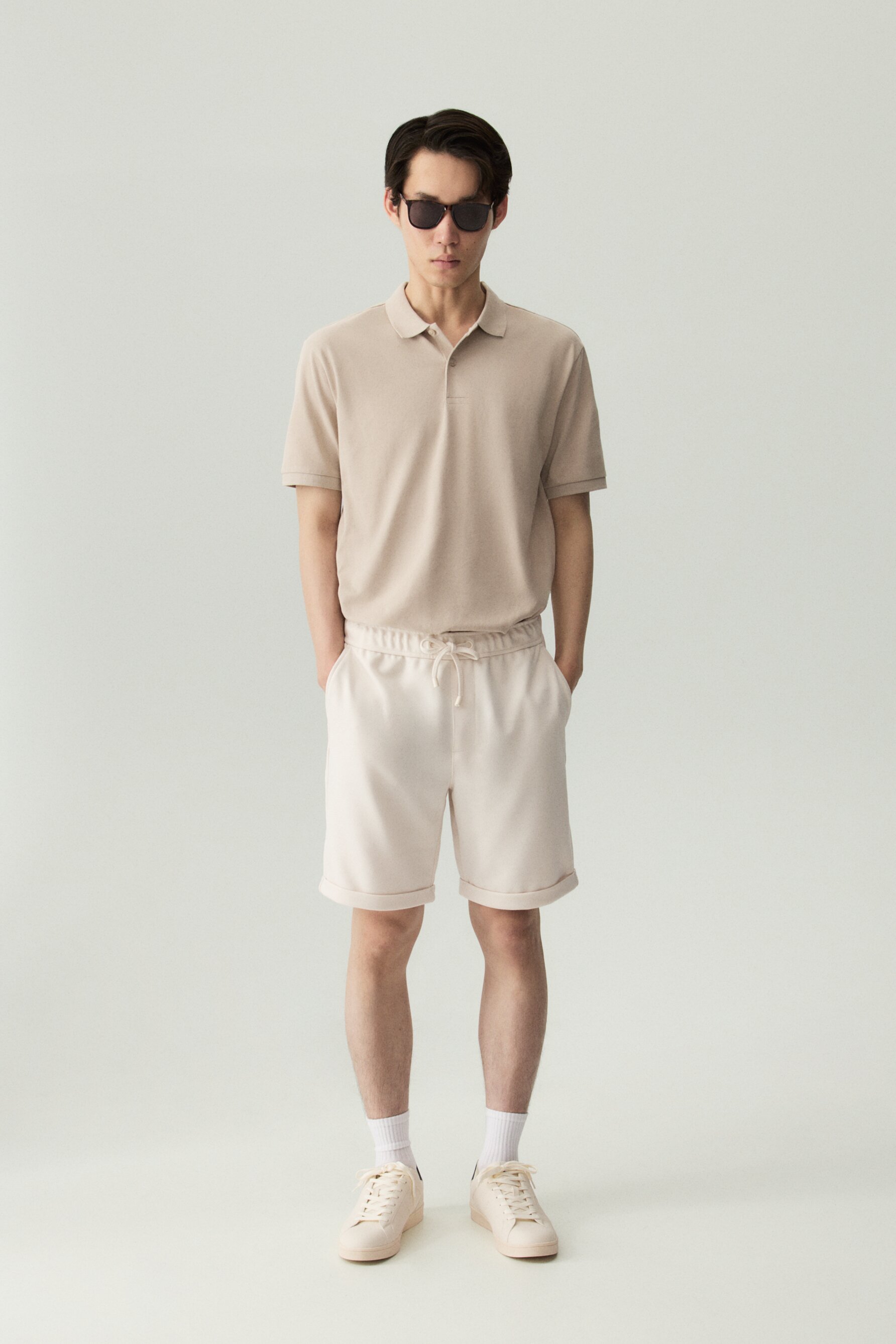 Bermuda jogger piqué