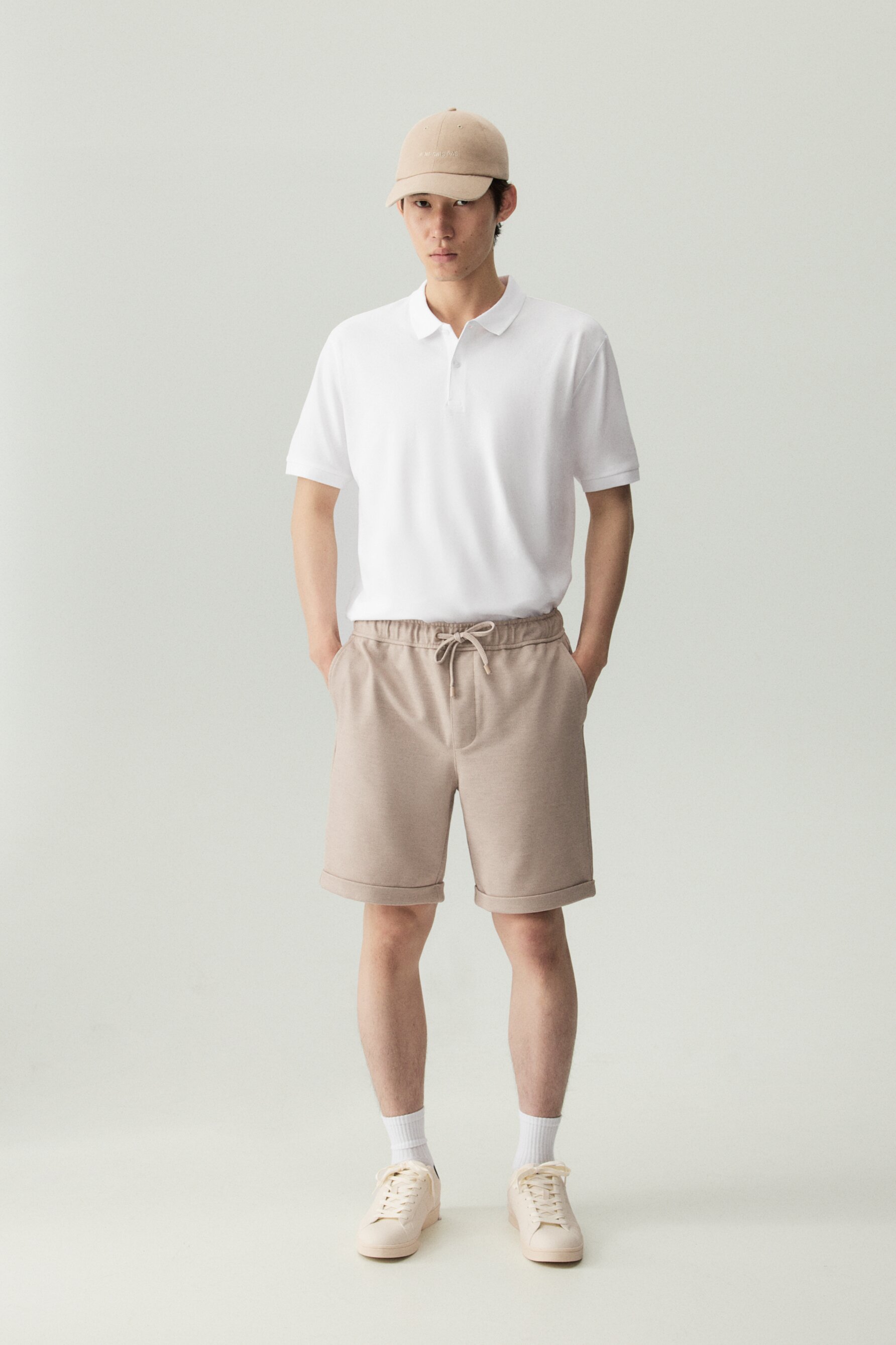 Bermuda jogger piqué