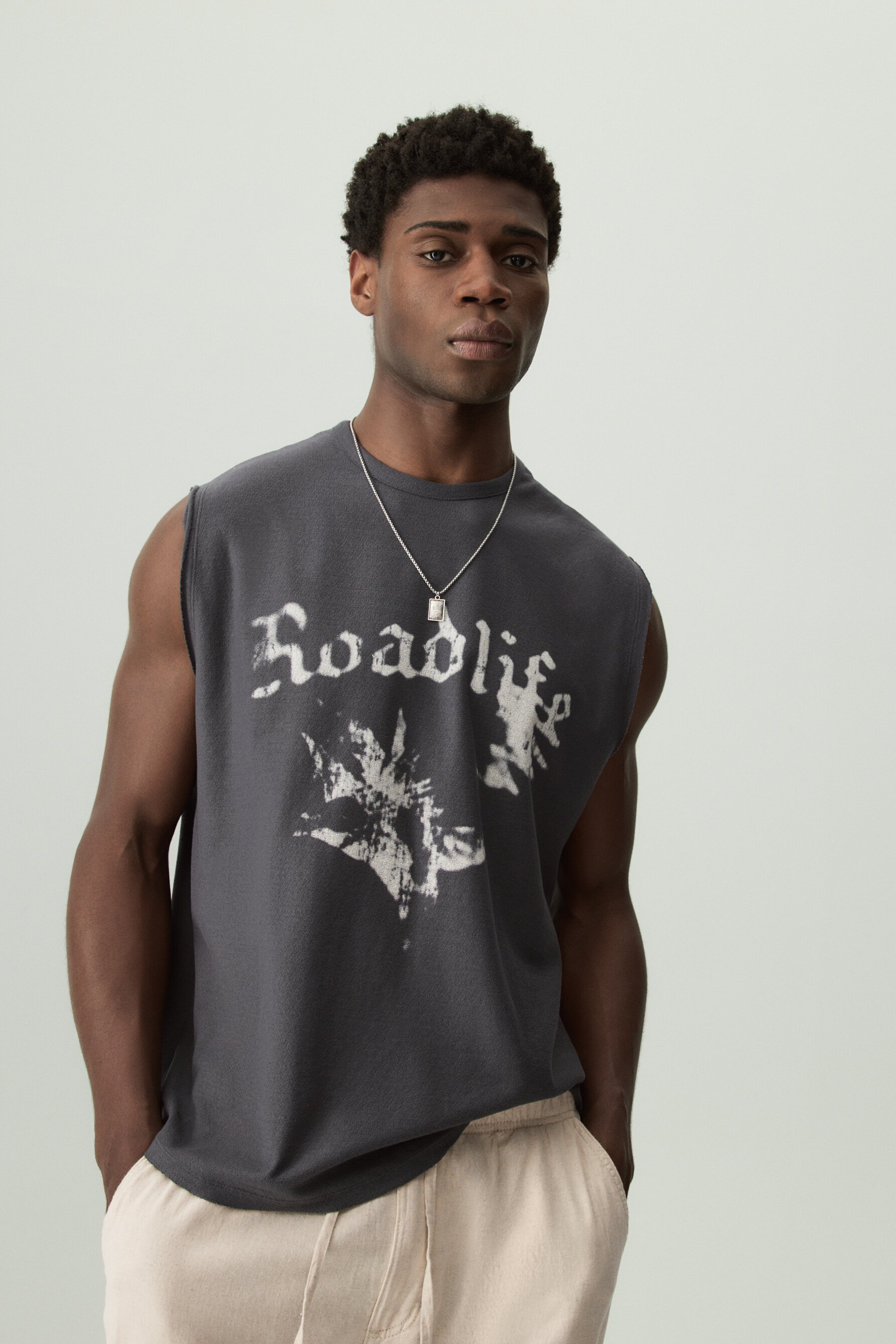 Camiseta manga sisa textura