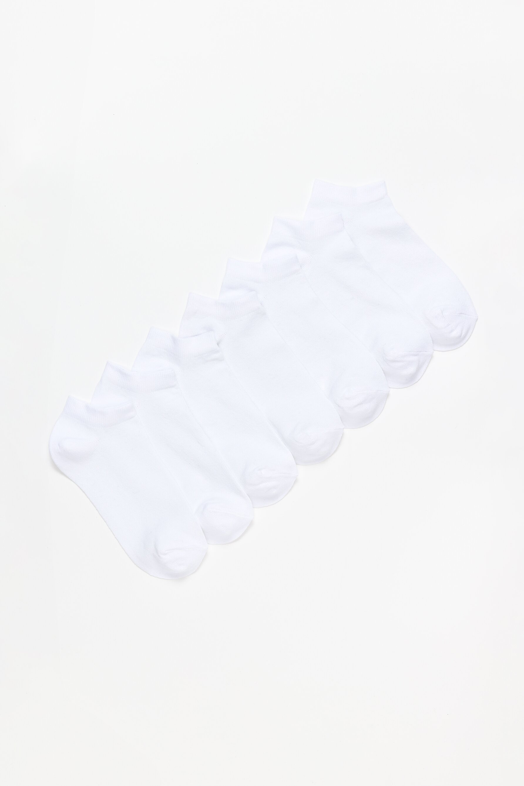 Pack de 7 pares de calcetines invisibles básicos