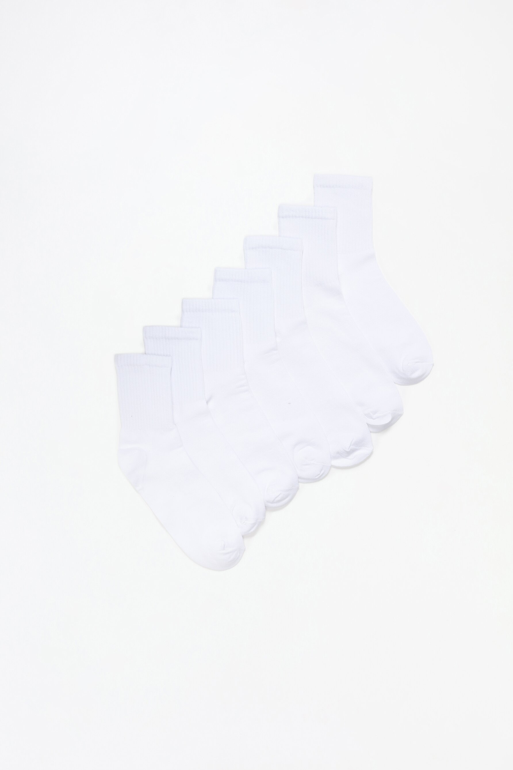 Pack 7 calcetines tobillero alto básicos