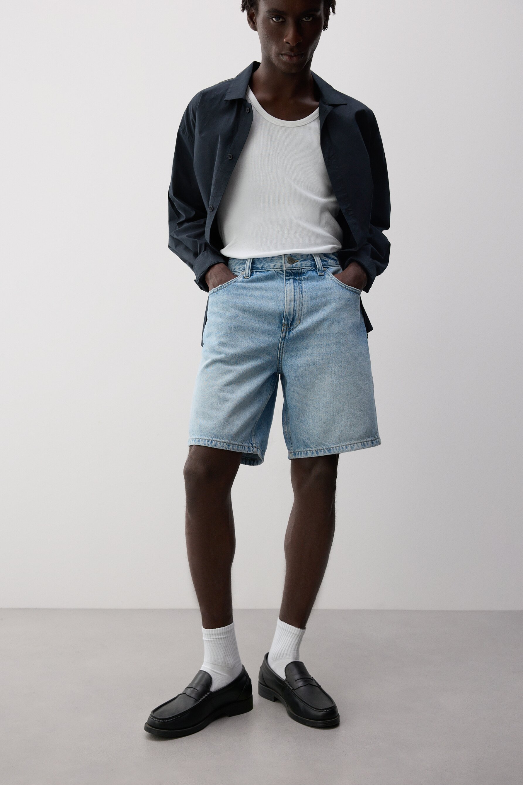 Bermuda denim relaxed