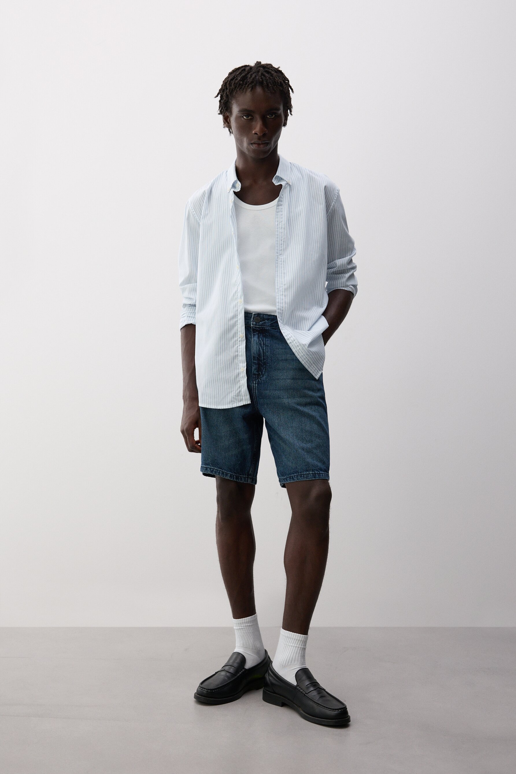 Bermuda denim relaxed